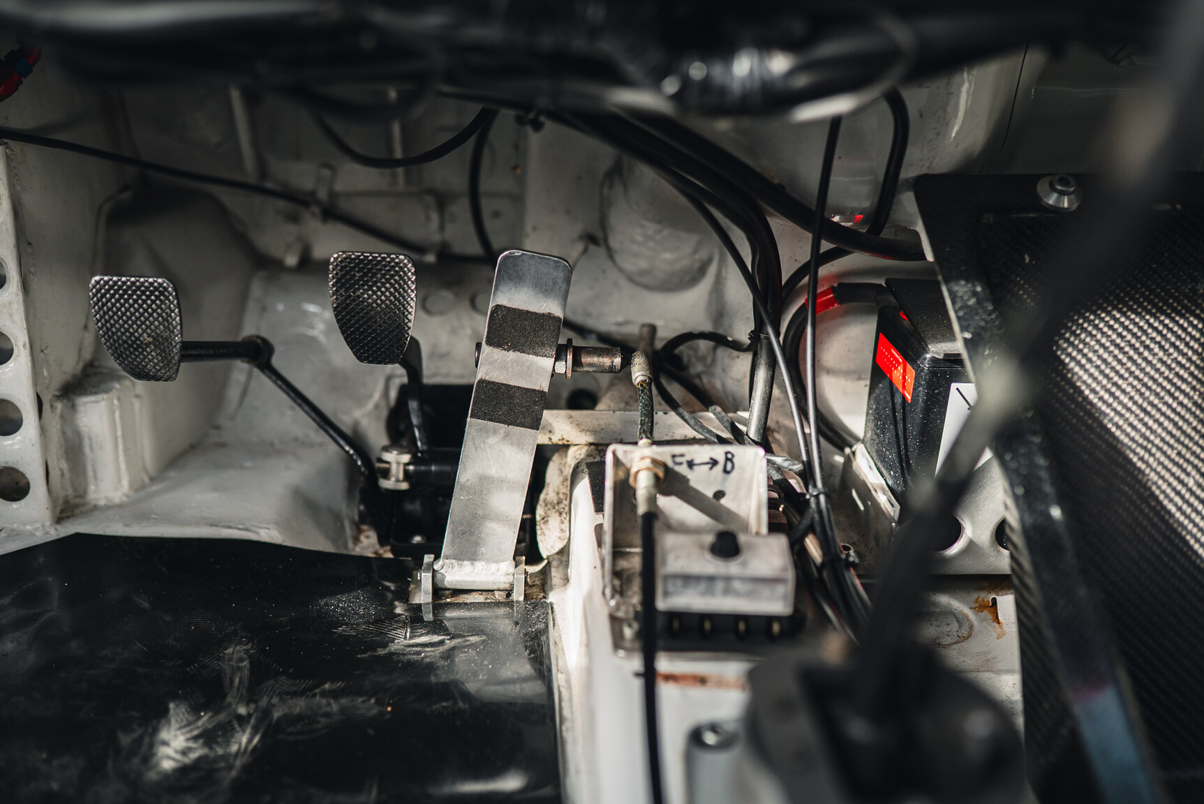 Innenraumfoto von 1977 Porsche 911 RSR Rallycar