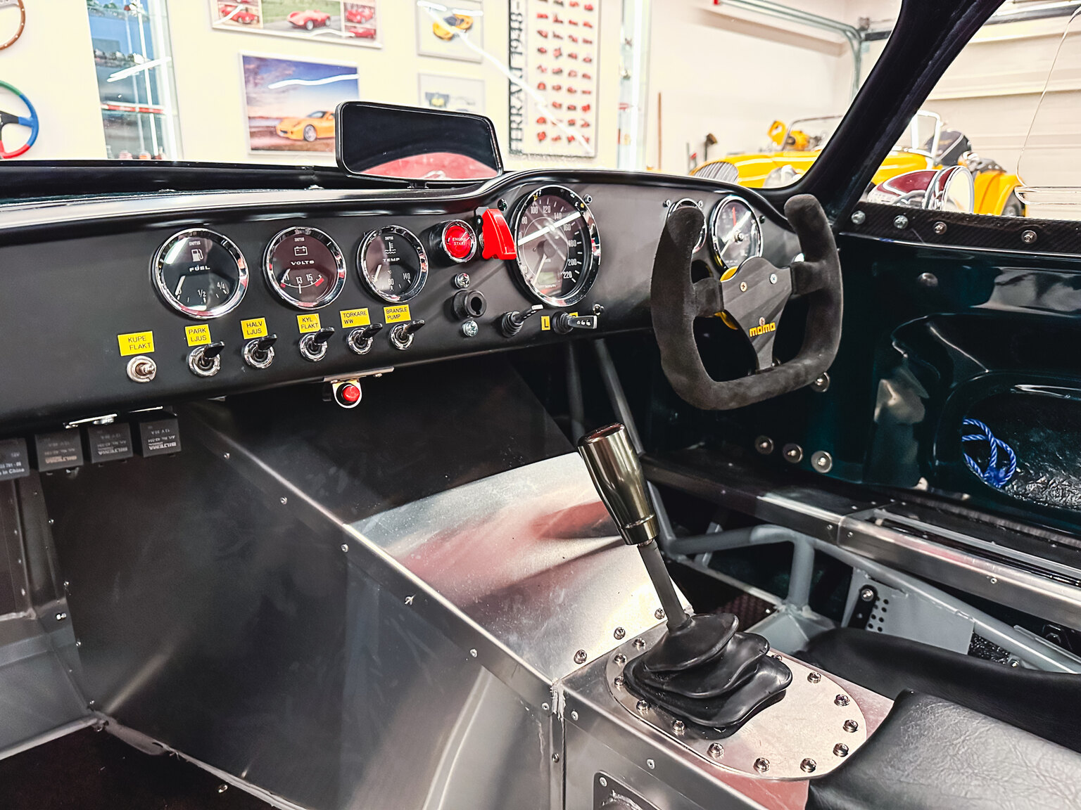 Interiörbild 1965 Ginetta G Racer