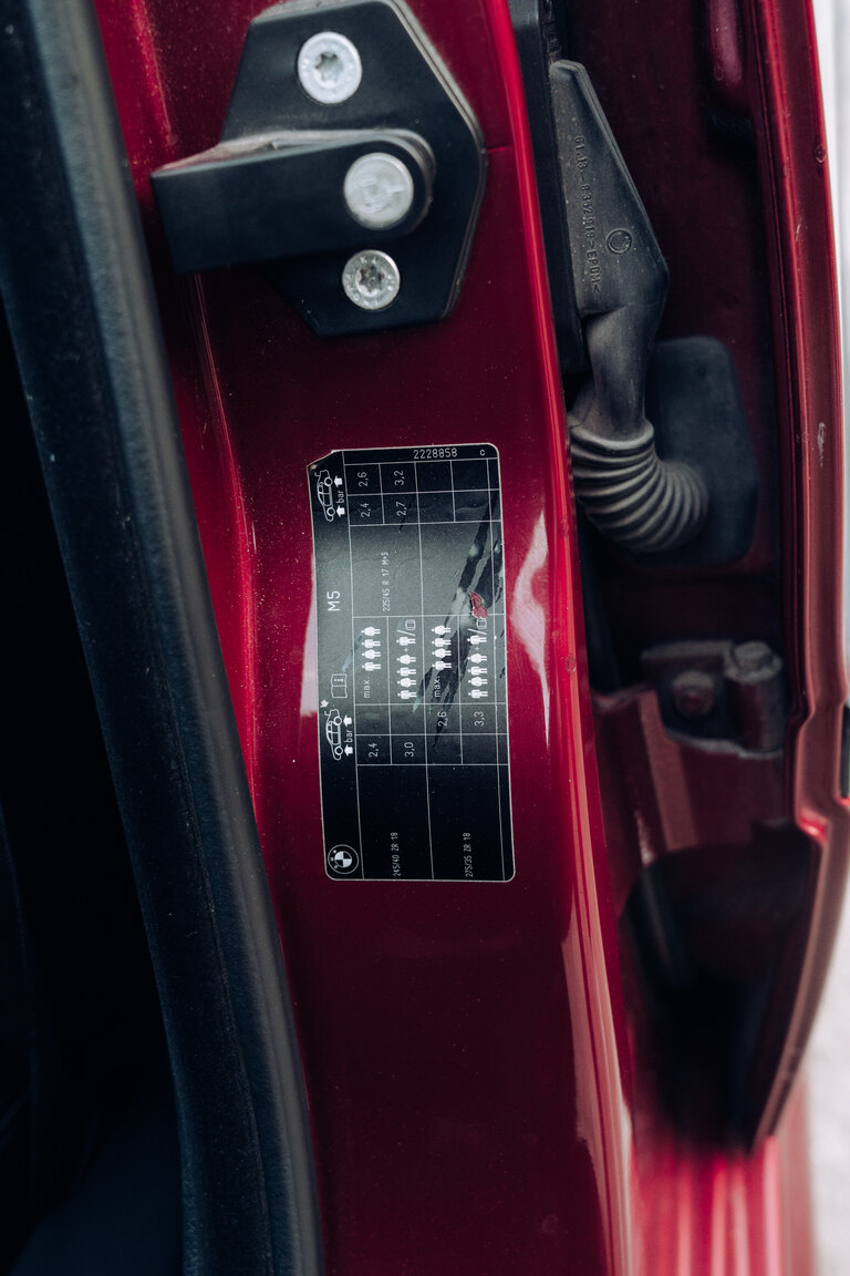 Innenraumfoto von 2001 BMW M5