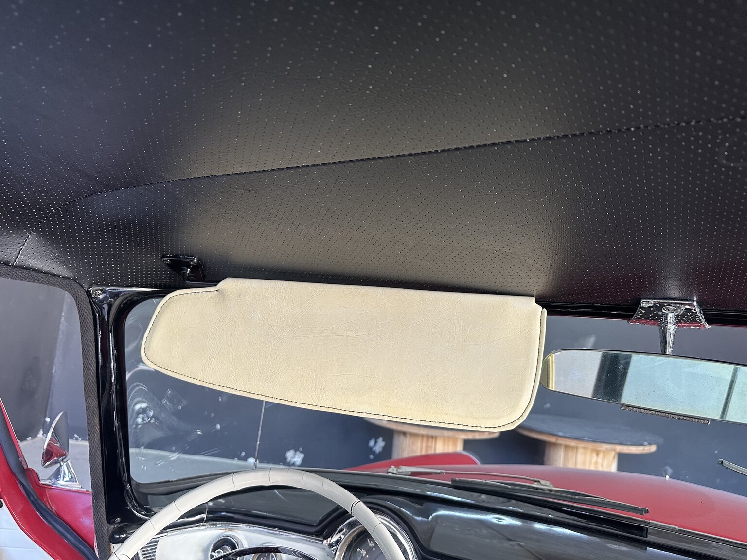 Interior image of 1955 Dodge Custom Royal Sedan HEMI