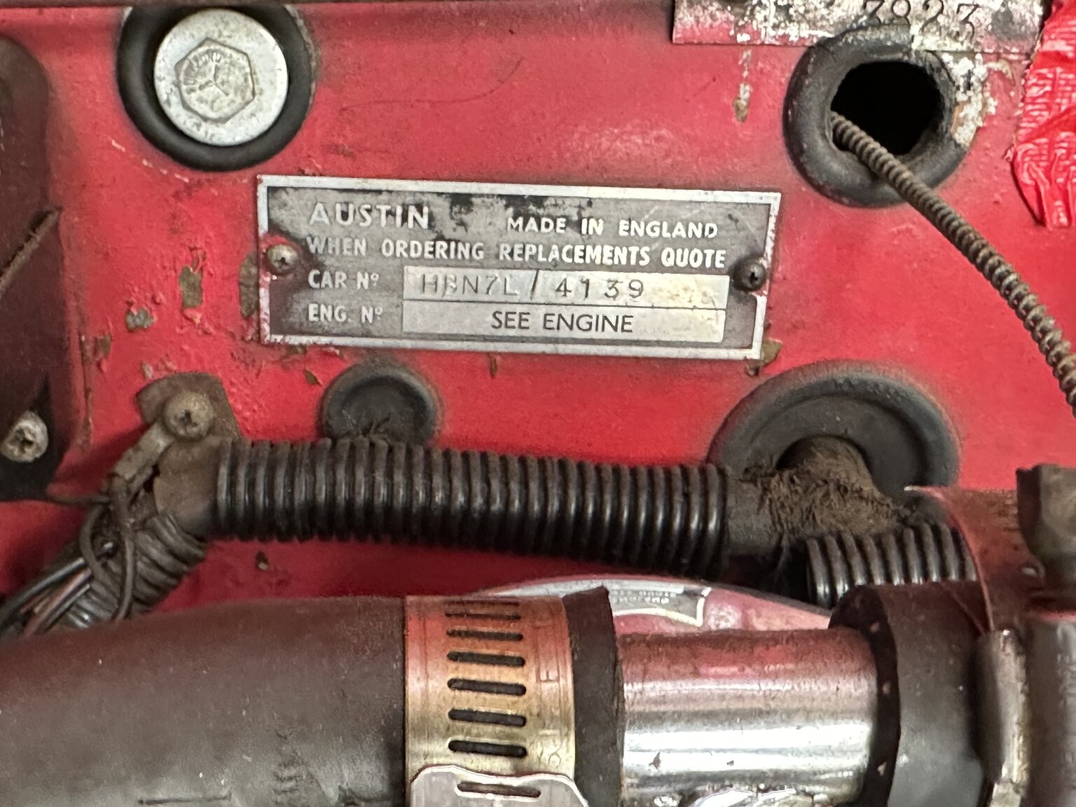 Image of 1959 Austin-Healey 3000 BN7 mechanics