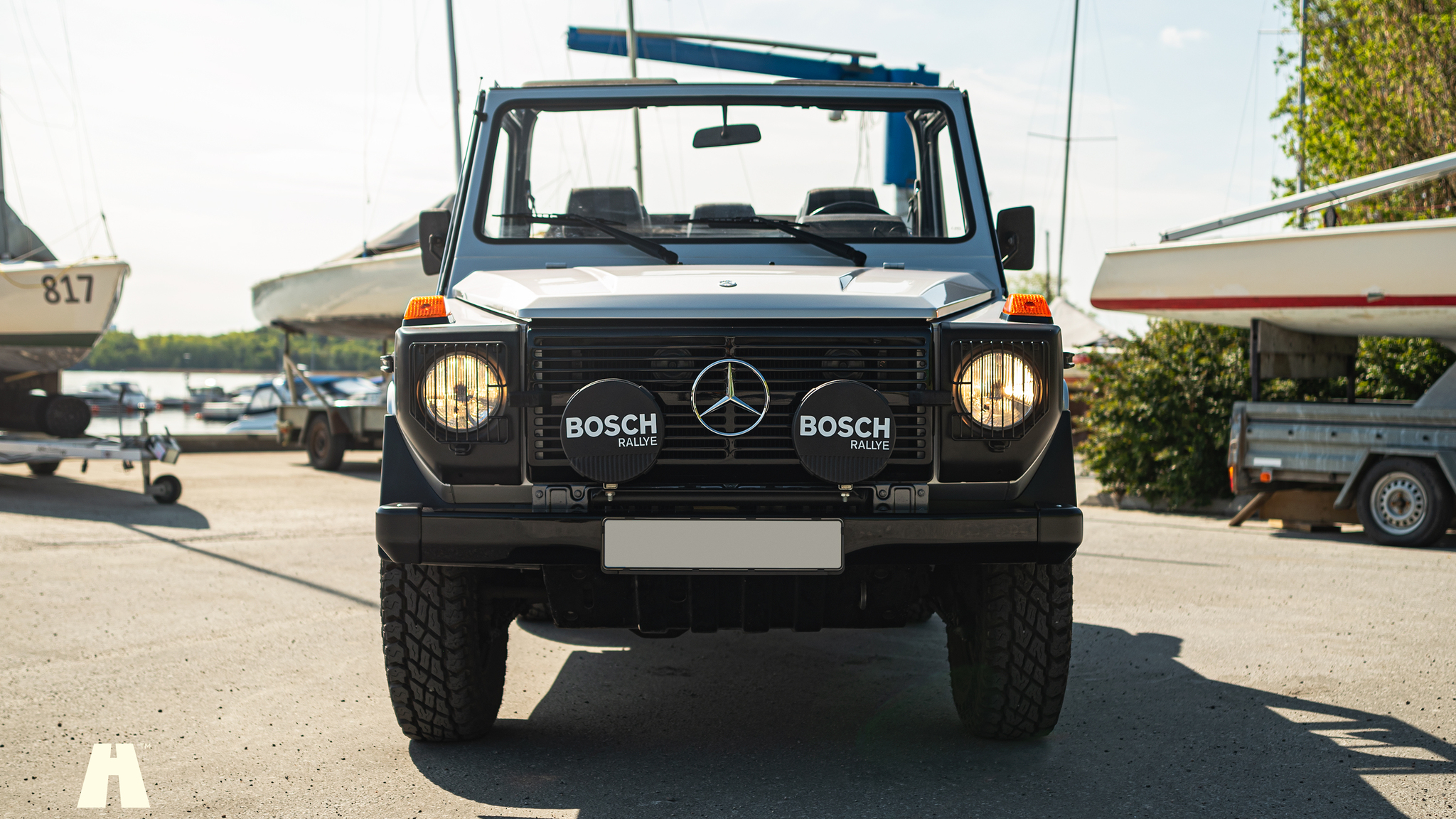 Exterior image of 1985 Mercedes 230GE Cabrio