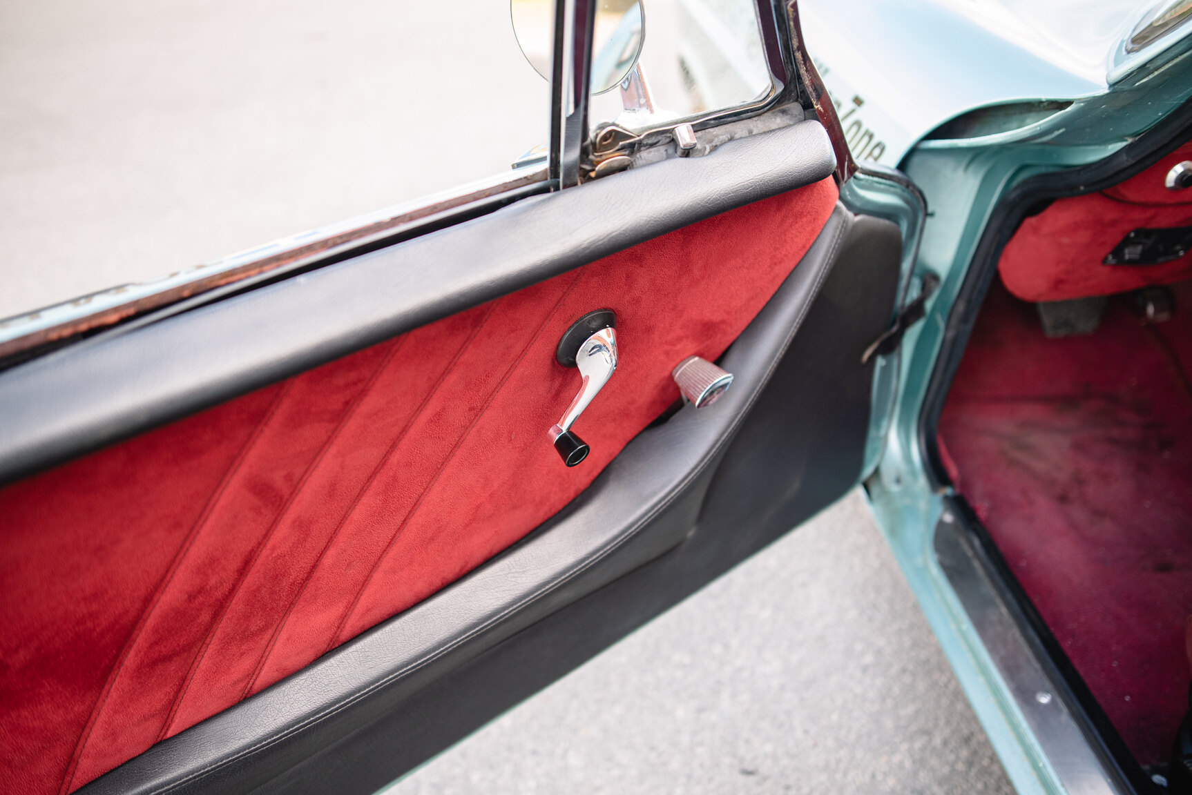 Interiörbild 1966 Volvo P1800 V8 Custom