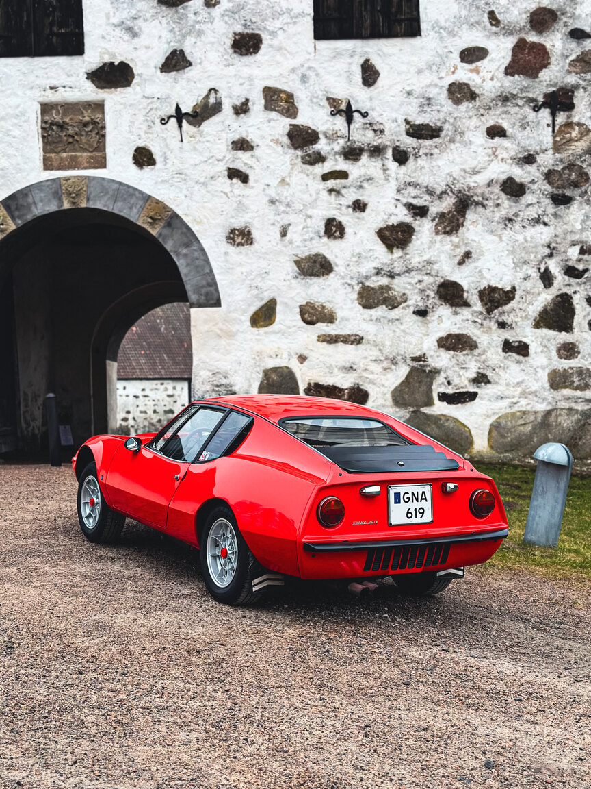 Exteriörbild på 1971 Fiat Lombardi Grand Prix 850
