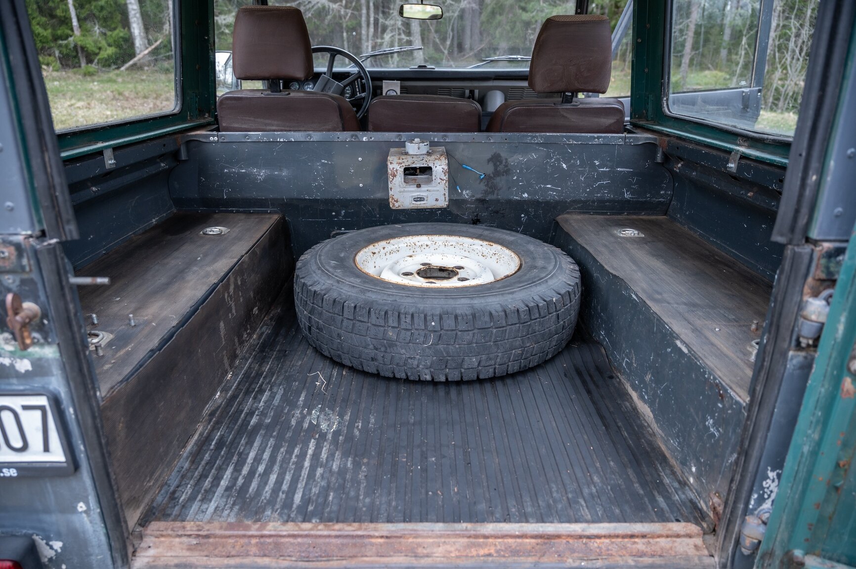 Innenraumfoto von 1986 Land Rover 90 2.5D