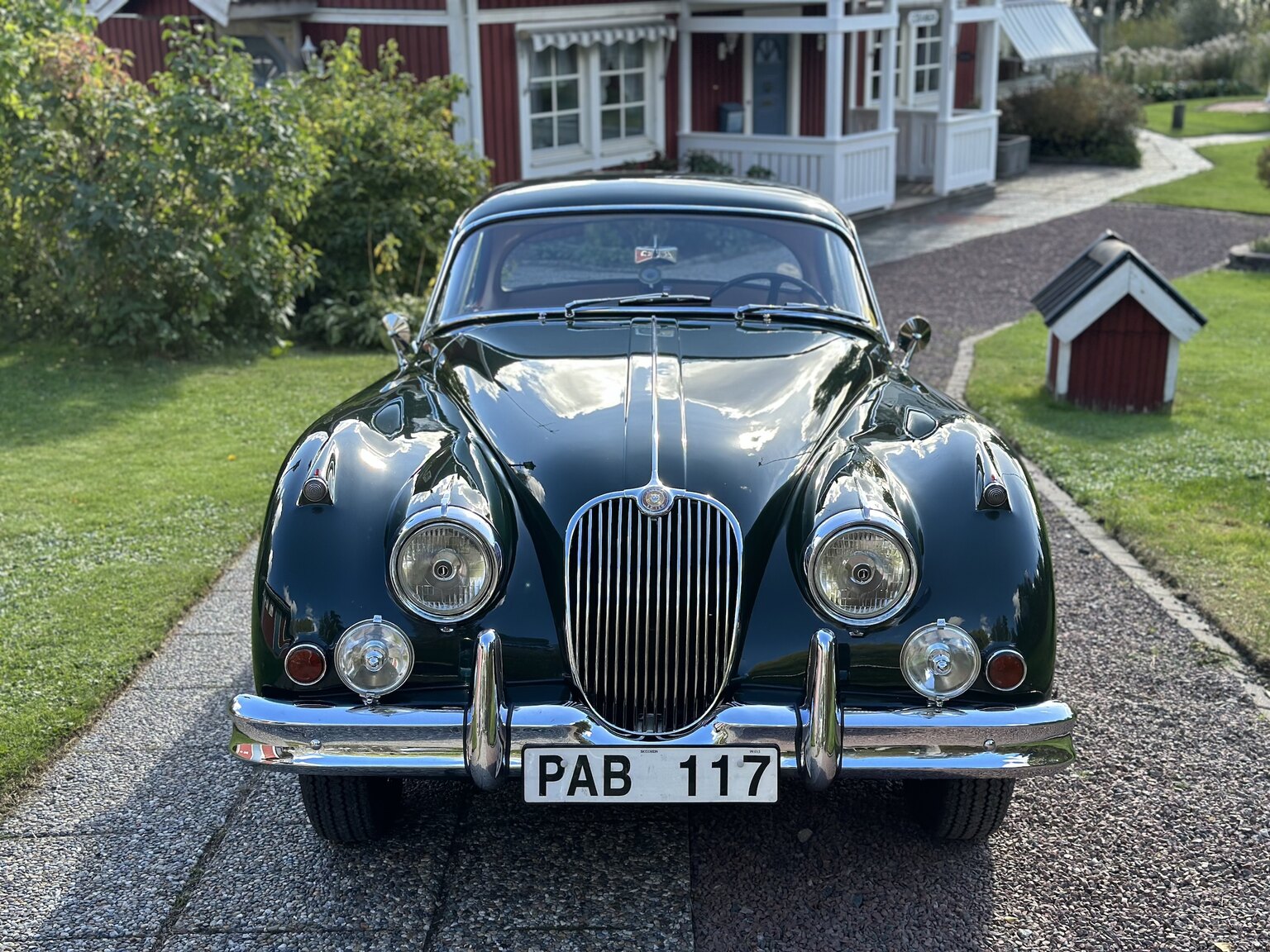 Aussenfoto 1958 Jaguar XK150