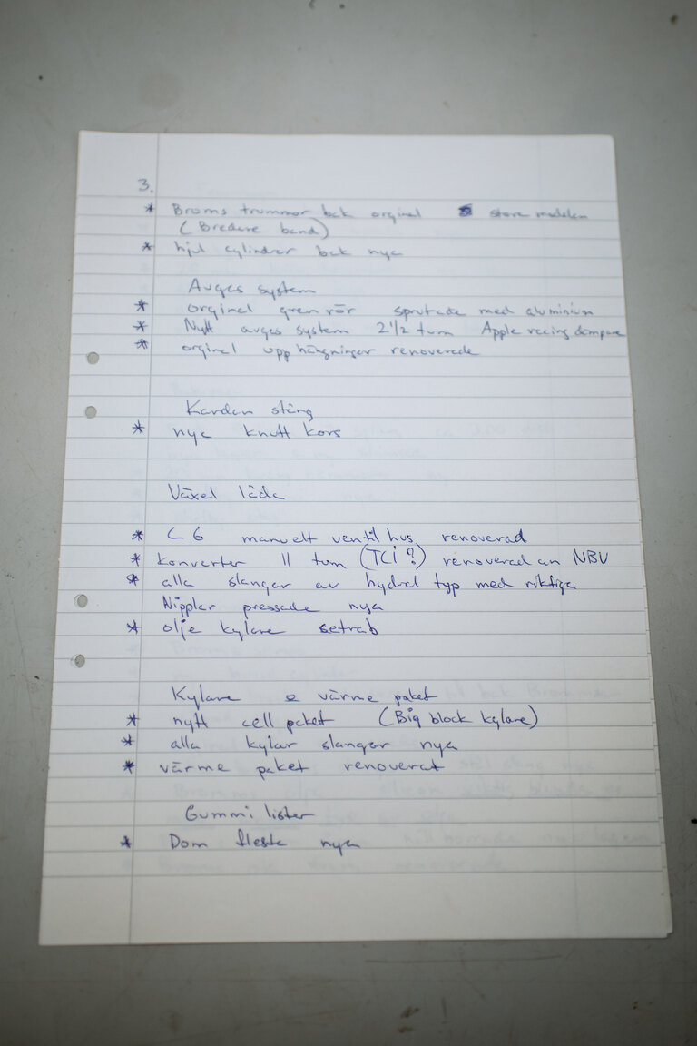 Dokumentation, 1969 Ford Mustang Mach 1