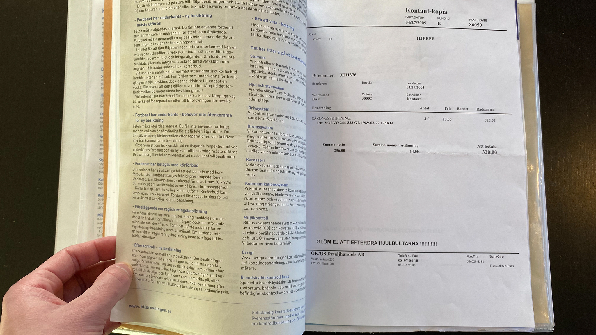 Documentation for 1988 Volvo 240 GL