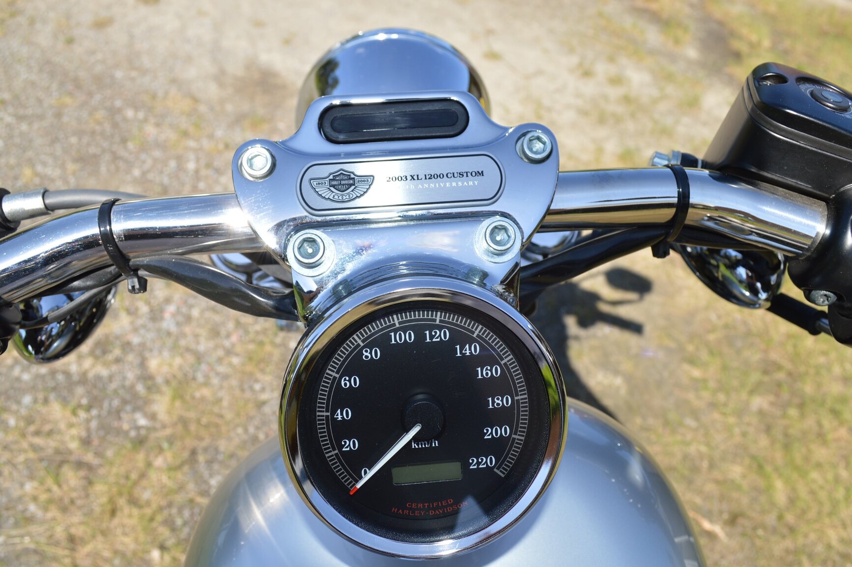 Exteriörbild på 2003 Harley-Davidson XL1200C 100 anniversary