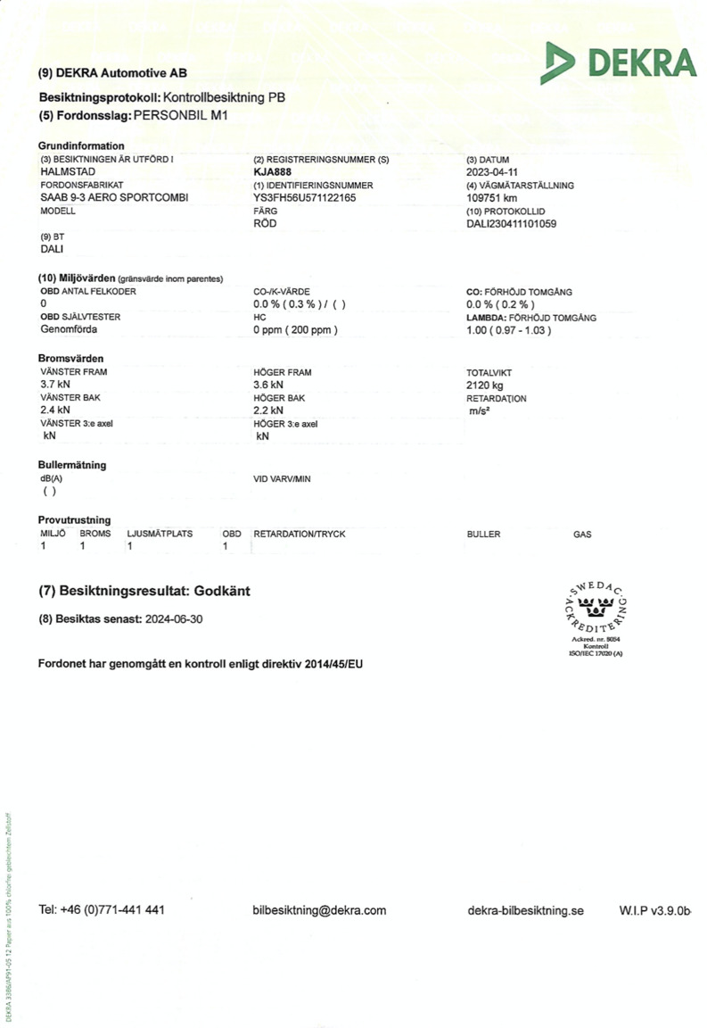 Documentation for 2007 SAAB 9-3 AERO SPORTCOMBI (6)