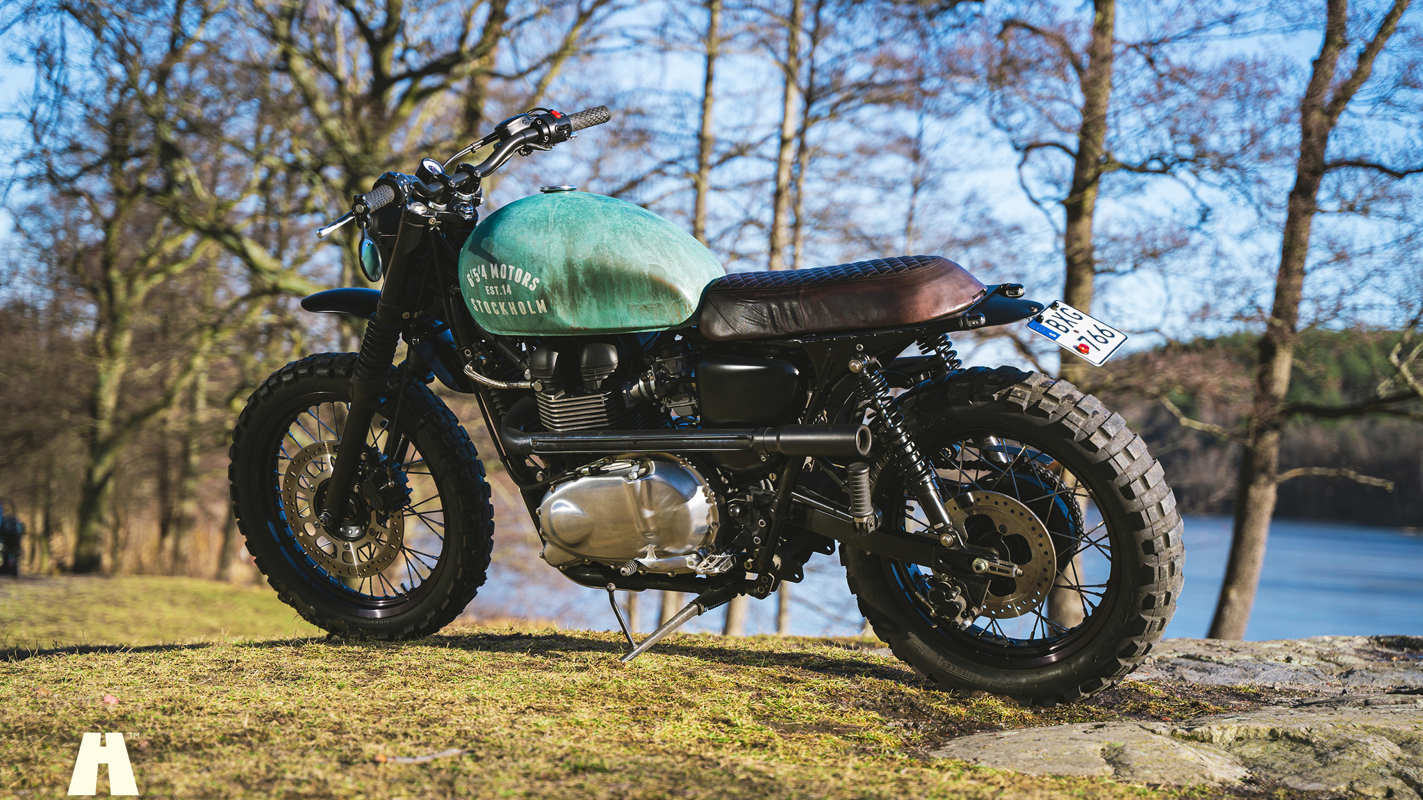 Aussenfoto 2010 Triumph Bonneville T100 "Scrambler"