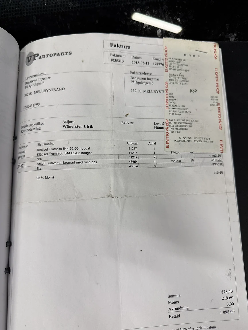 Dokumentation, 1961 Volvo PV544C Sport (47)