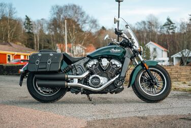 Exteriörbild på 2018 Indian Scout