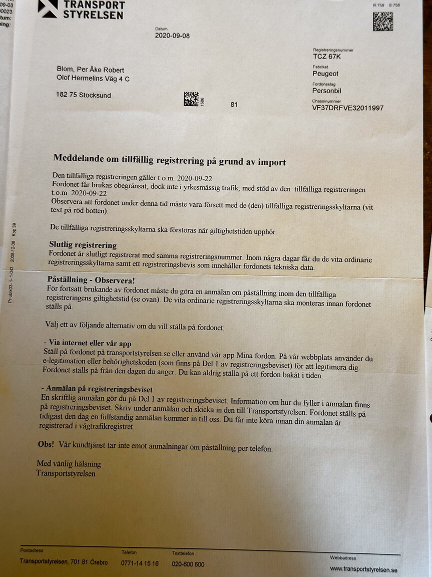 Documentation for 1997 Peugeot 306 Cabriolet