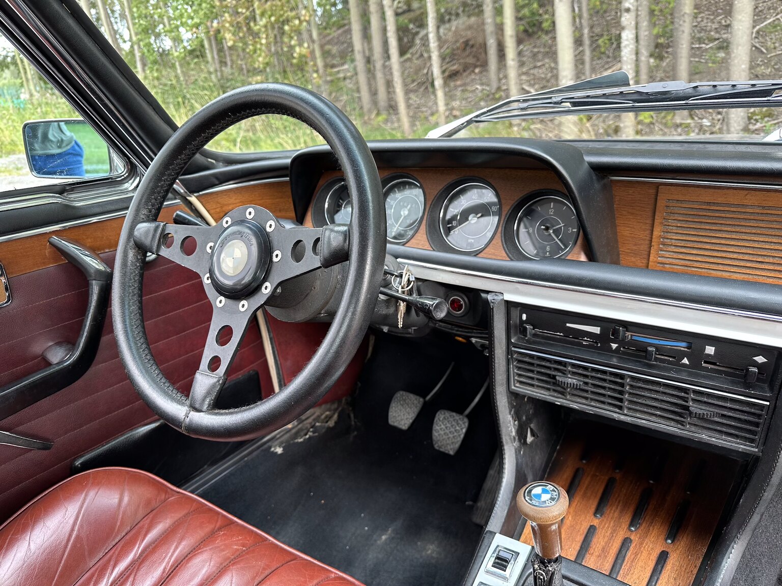 Interiörbild 1972 BMW 3,0 CSi 