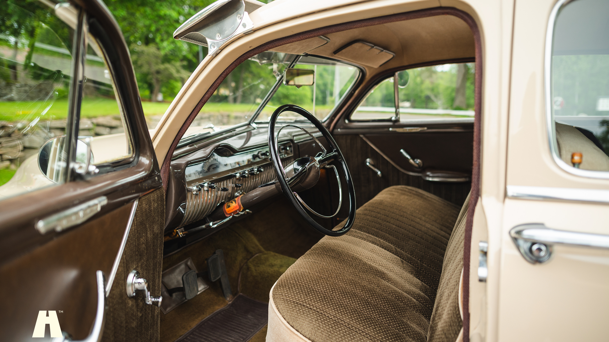 Interior image of 1950 Mercury Eight Sport Sedan