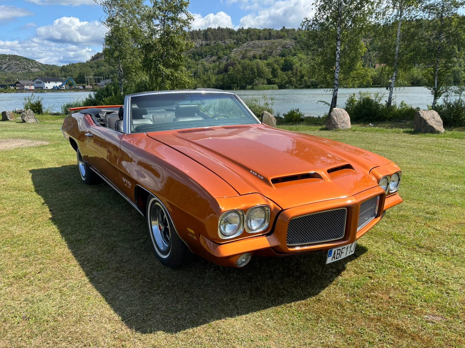 Exteriörbild på 1971 Pontiac GTO 455 HO Convertible 