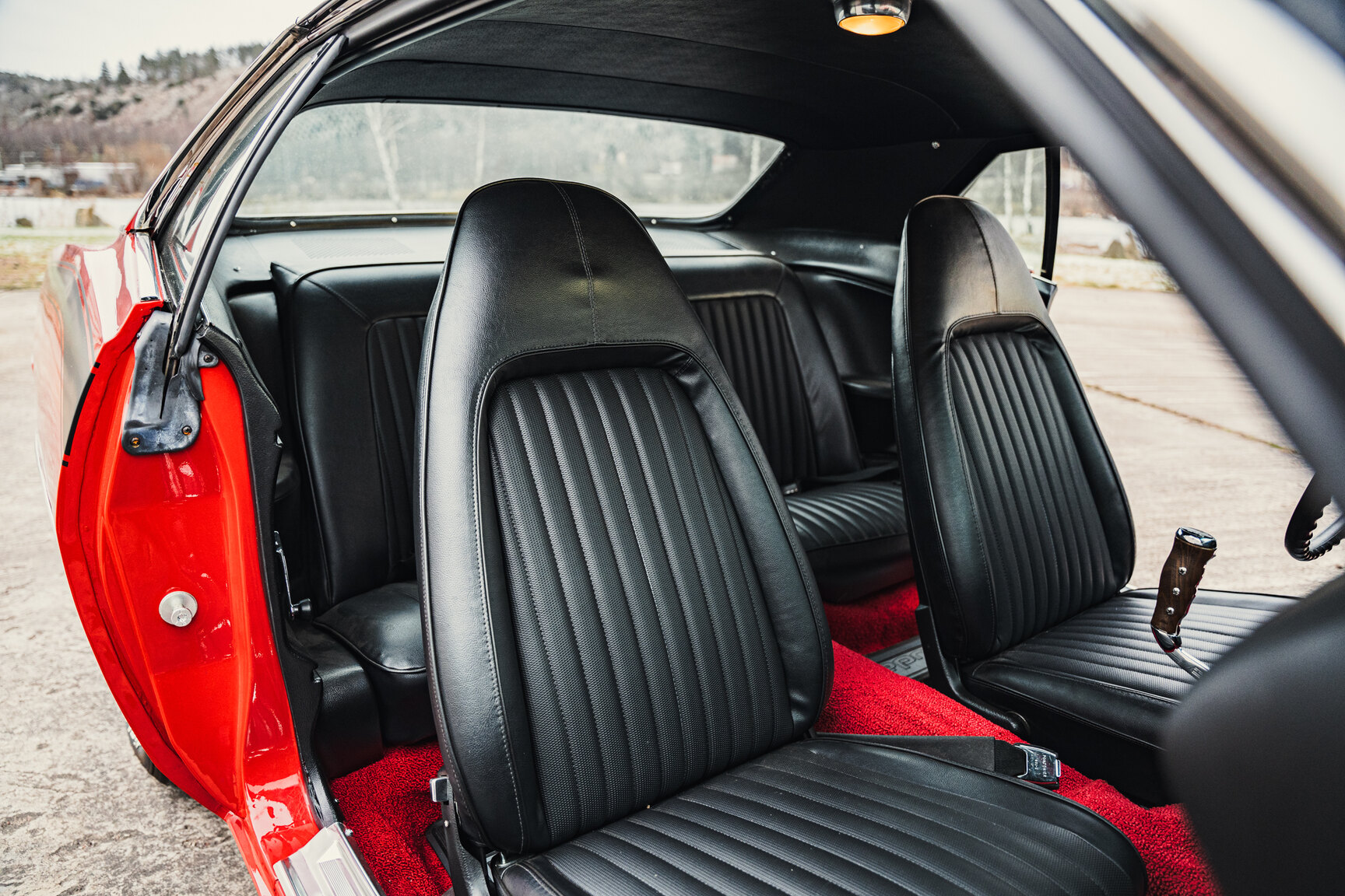 Interiörbild 1972 Plymouth Cuda 340