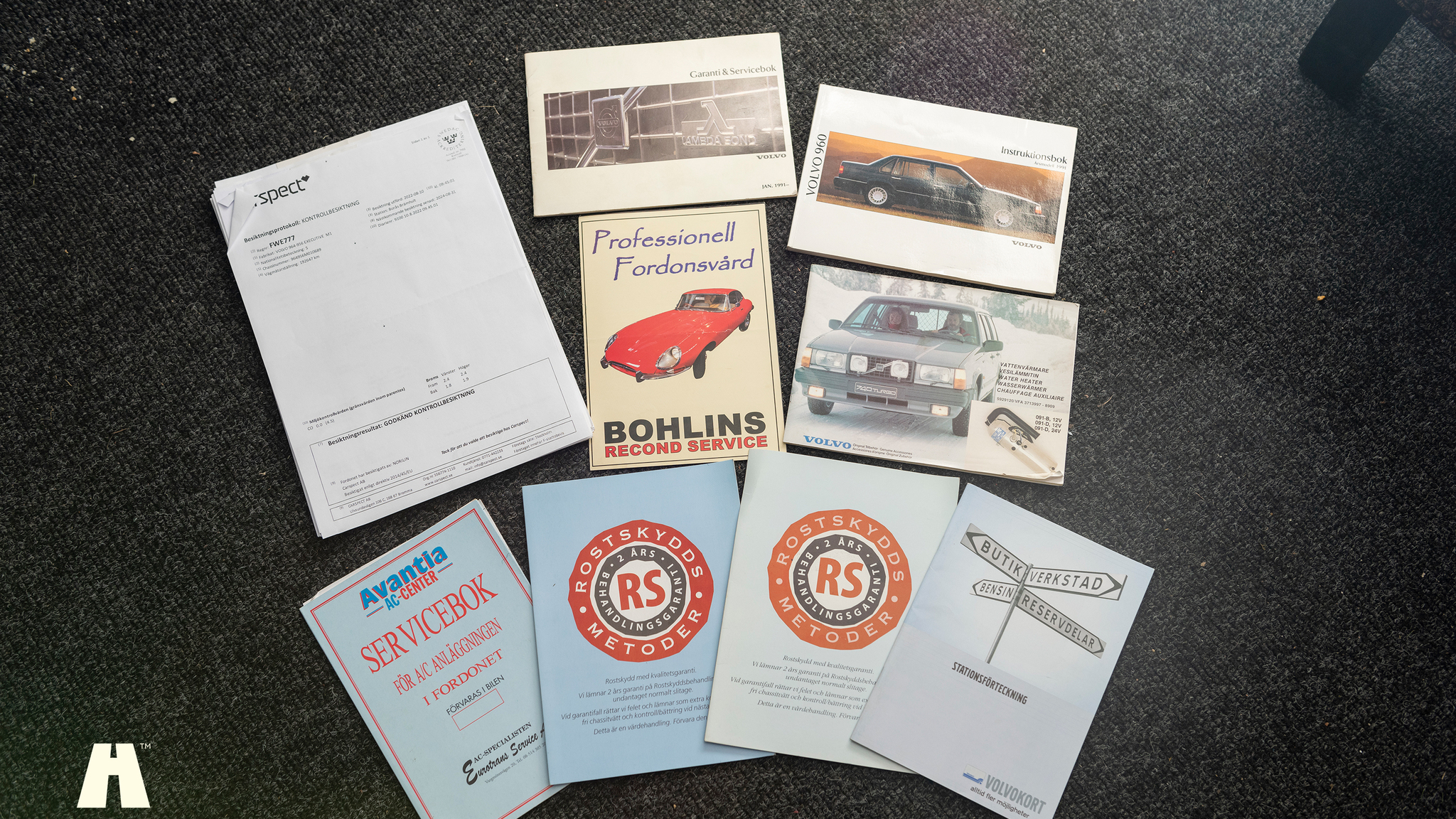 Dokumentation för 1991 Volvo 960 Executive