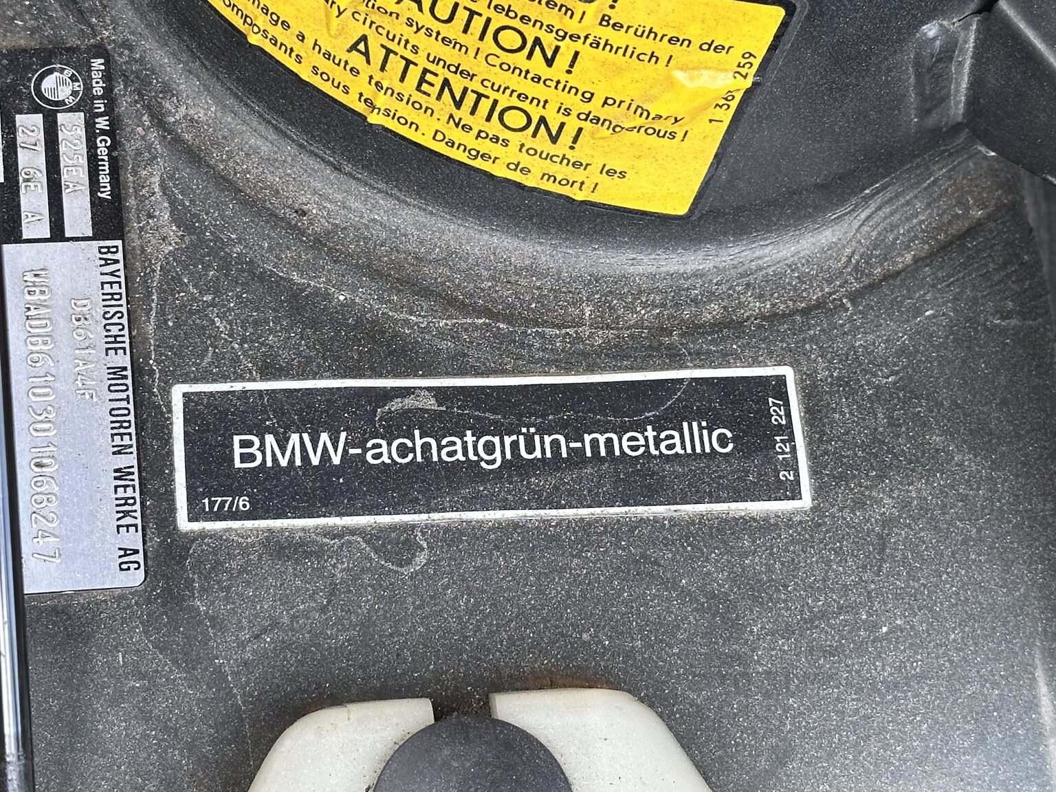 Image of 1985 BMW 525E mechanics