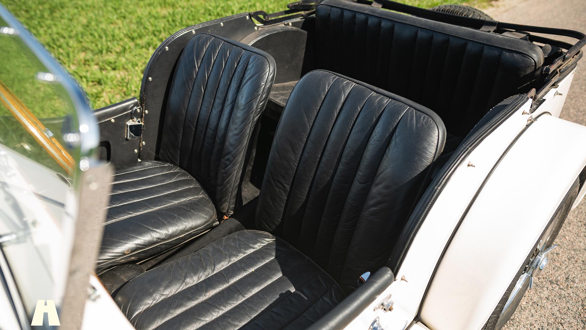 Interiörbild 1954 Morgan Plus 4 