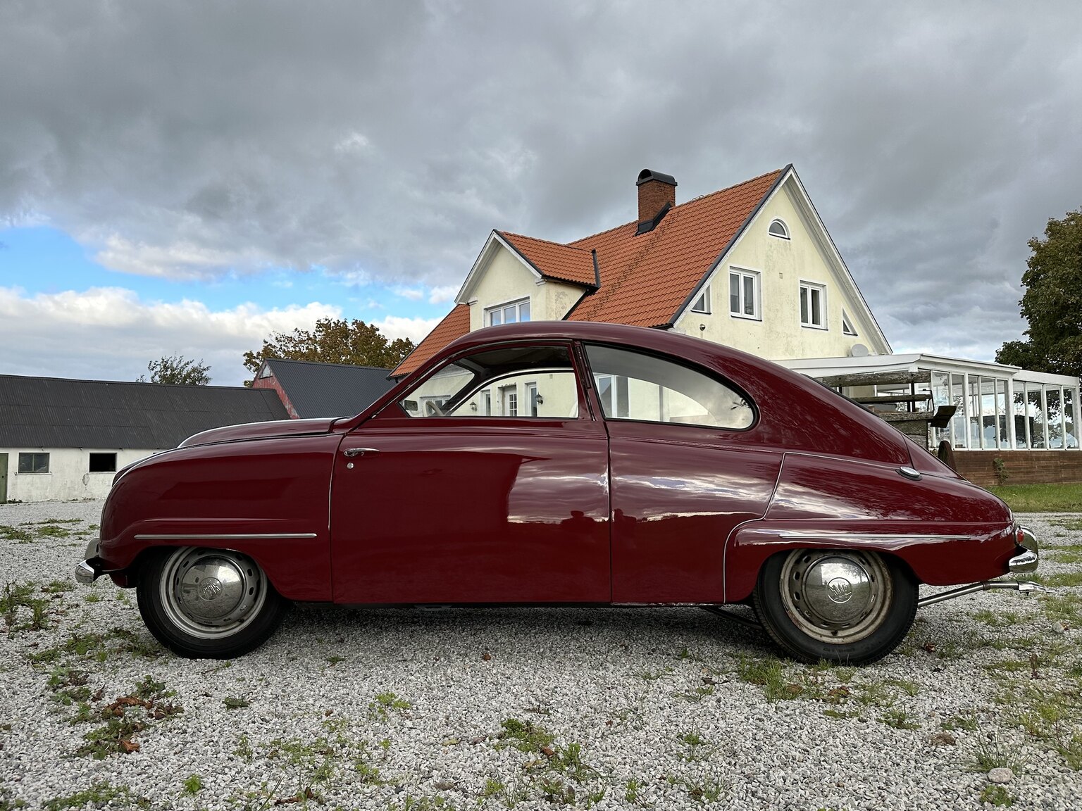 Exteriörbild på 1955 Saab 92 B De Luxe (34)