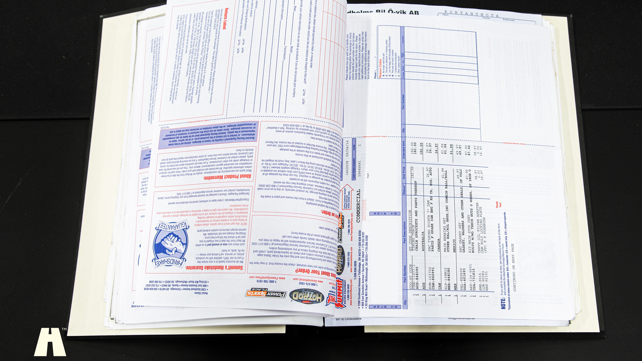 Documentation for 1968 Chevrolet Camaro Resto