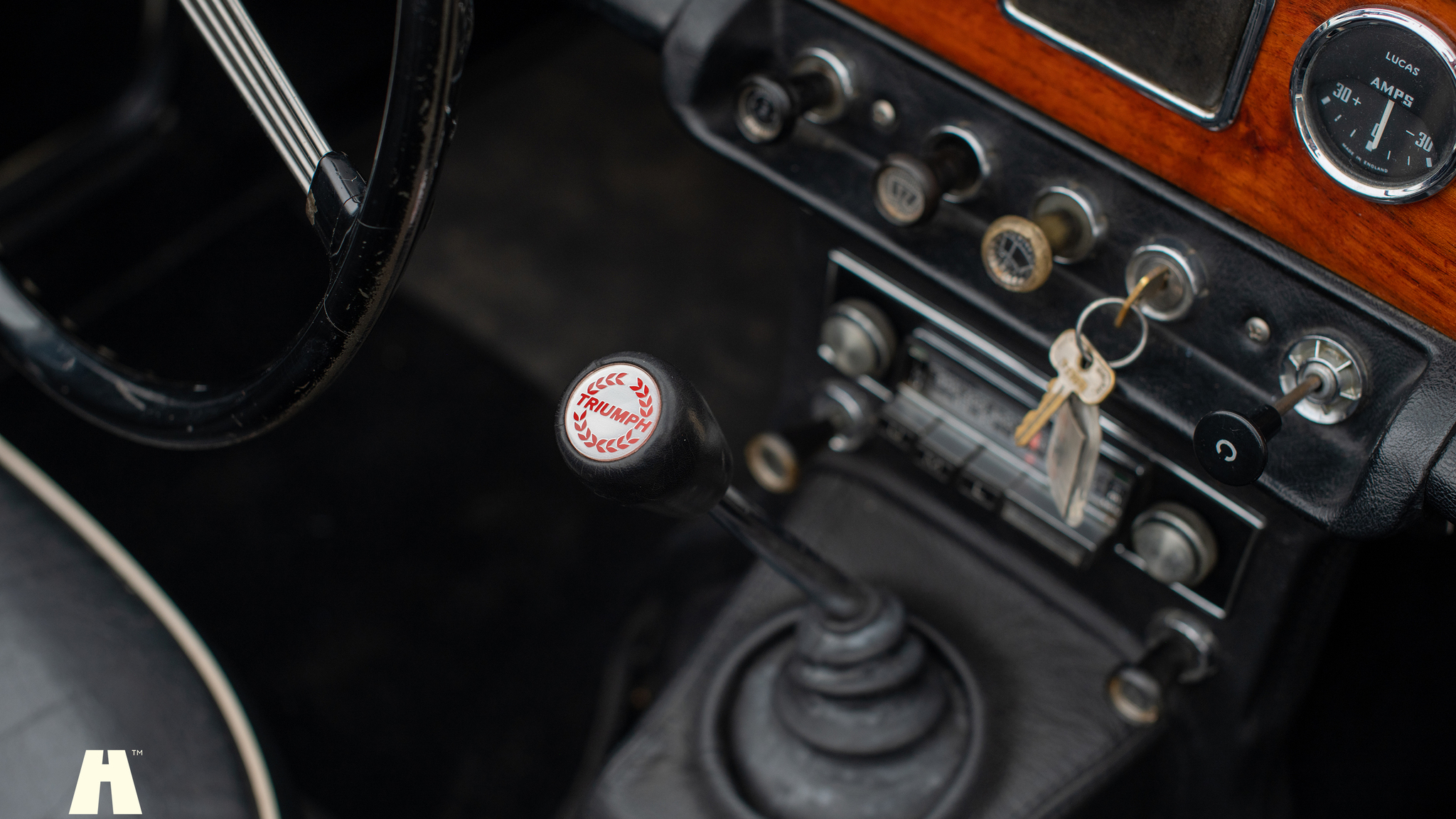 Innenraumfoto von 1966 Triumph TR4 A