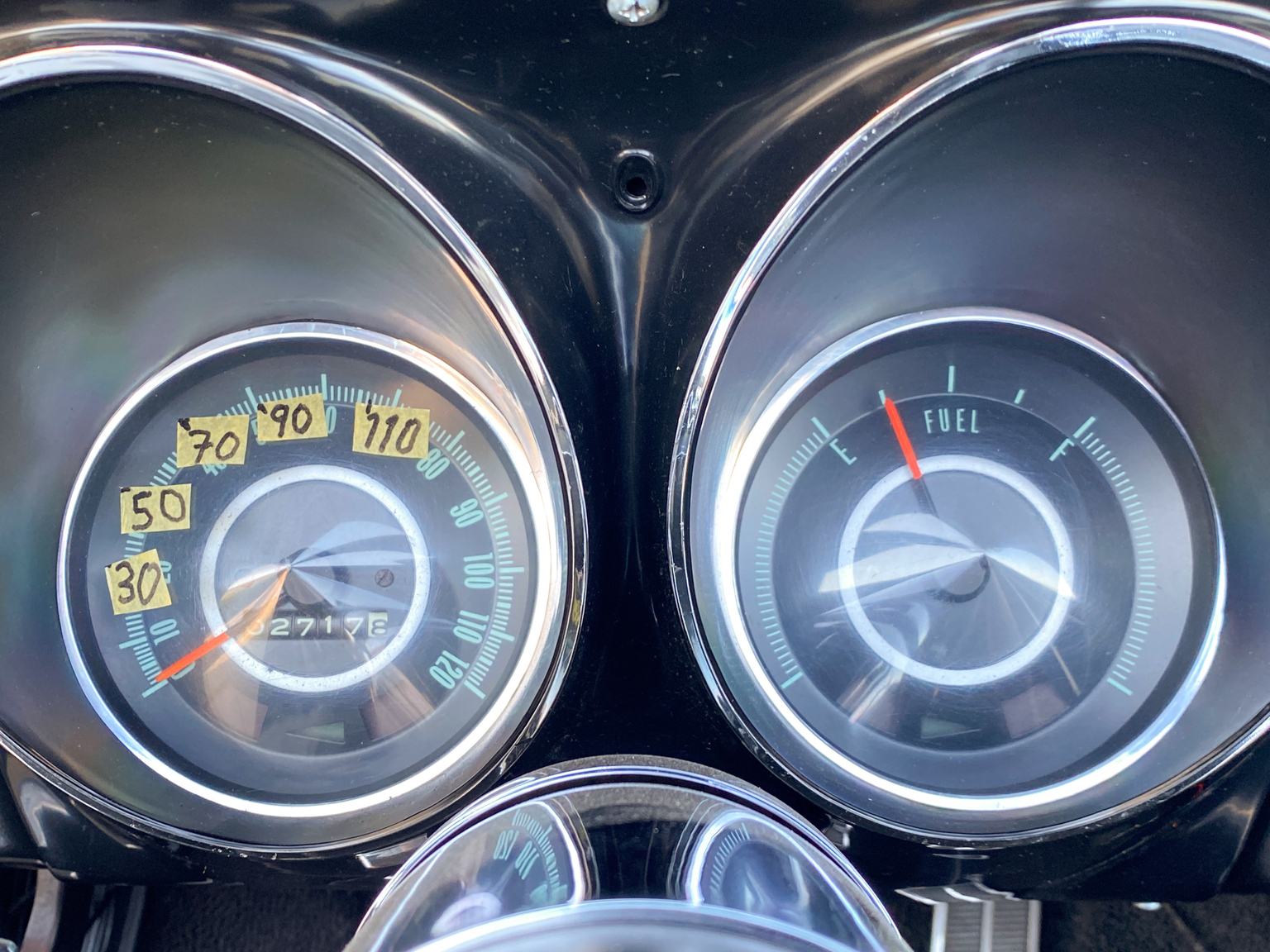 Interiörbild 1967 Chevrolet Camaro 383ci Convertible (16)