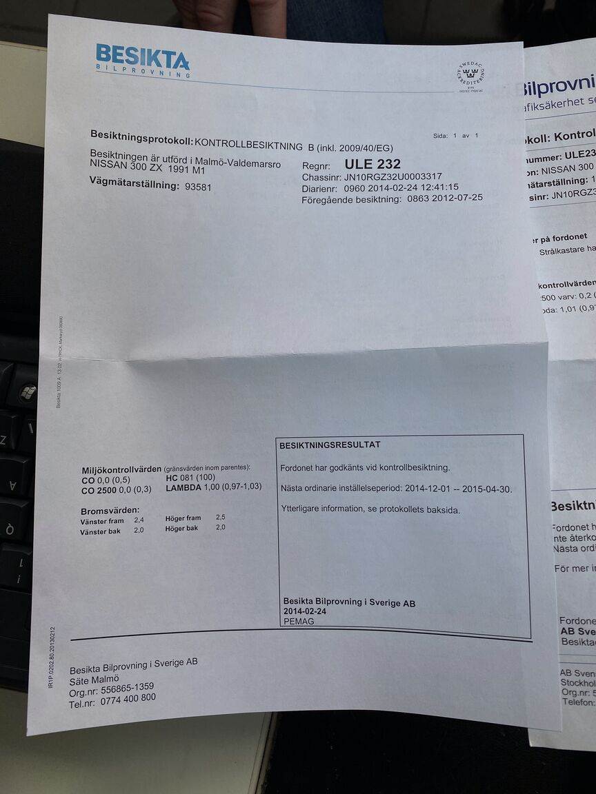 Documentation for 1991 NISSAN 300 ZX