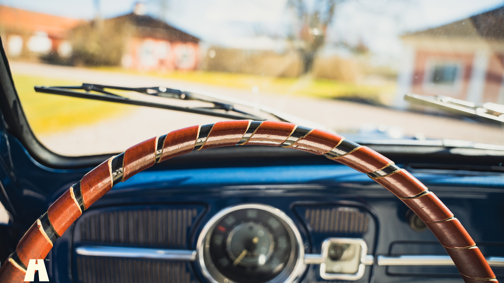 Interiörbild 1967 Volkswagen Beetle
