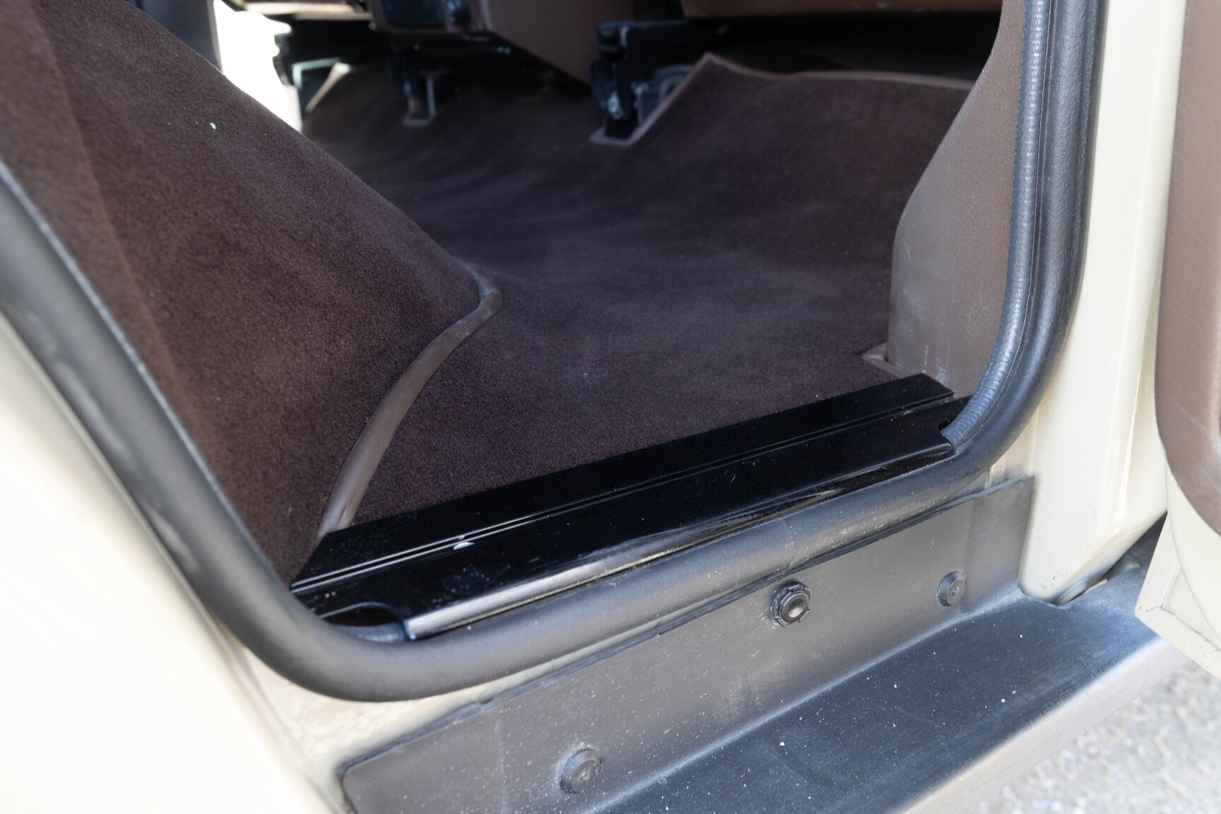 Innenraumfoto von 1991 Range Rover Restomod