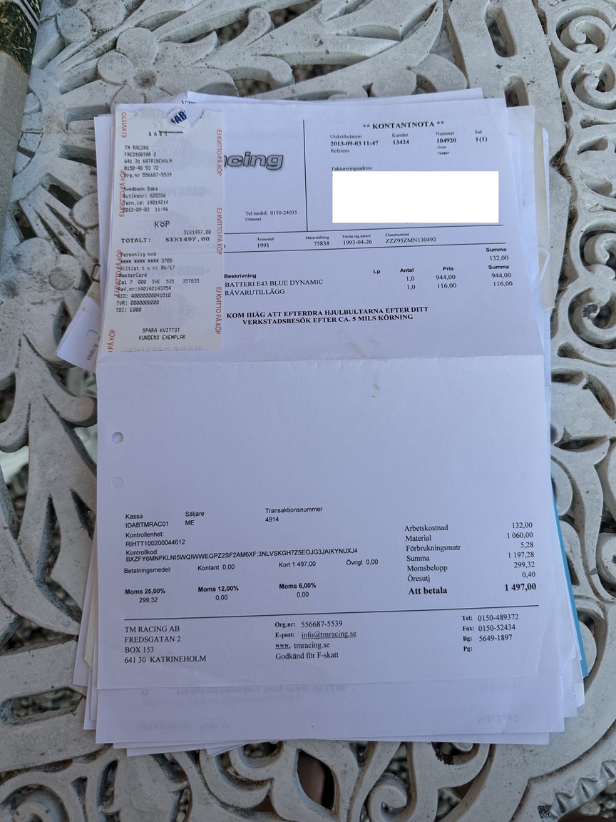 Dokumentation för 1991 Porsche 944 Turbo Cabriolet