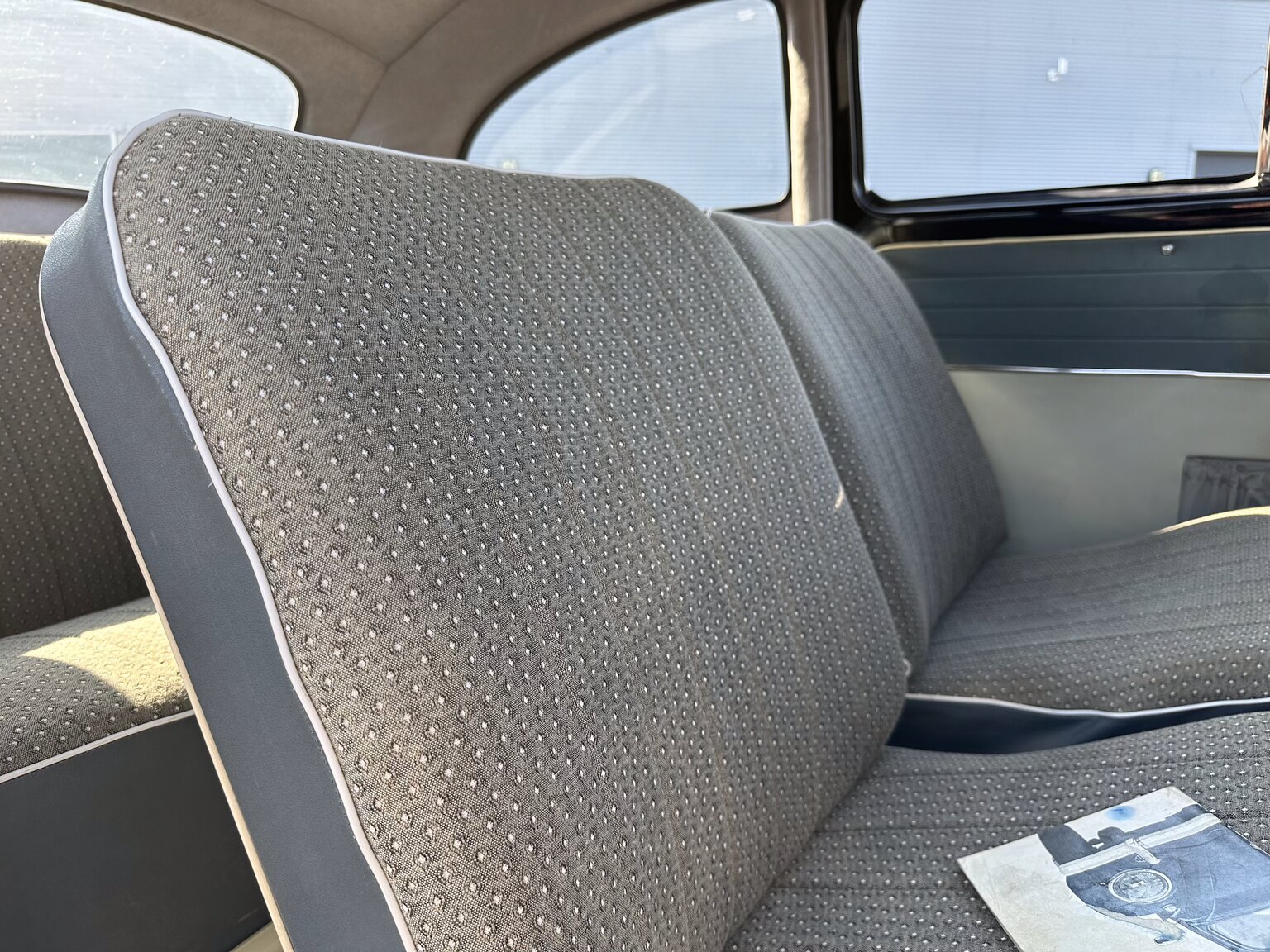 Interiörbild 1958 Volkswagen 1200 Beetle