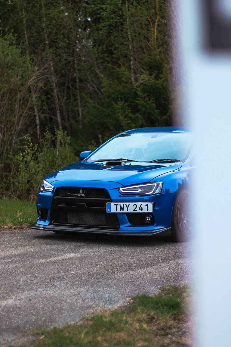 Exteriörbild på 2008 Mitsubishi Lancer EVO X