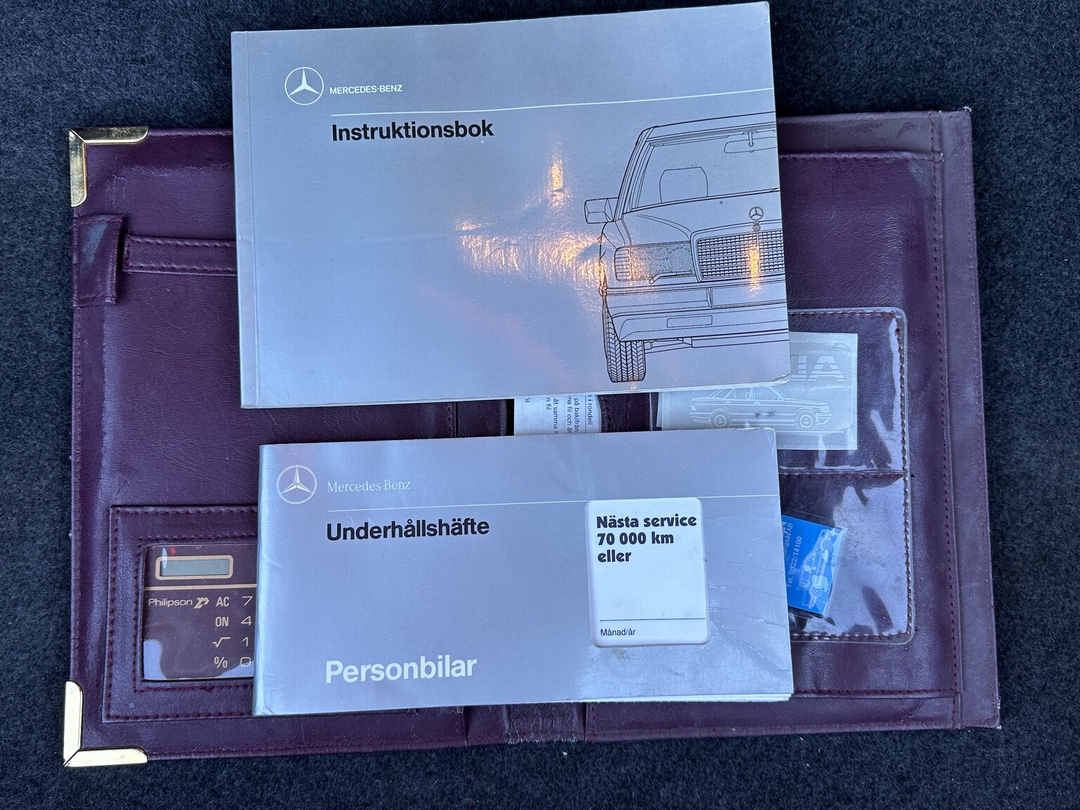 Dokumentation för 1990 Mercedes-Benz 300 CE 24V