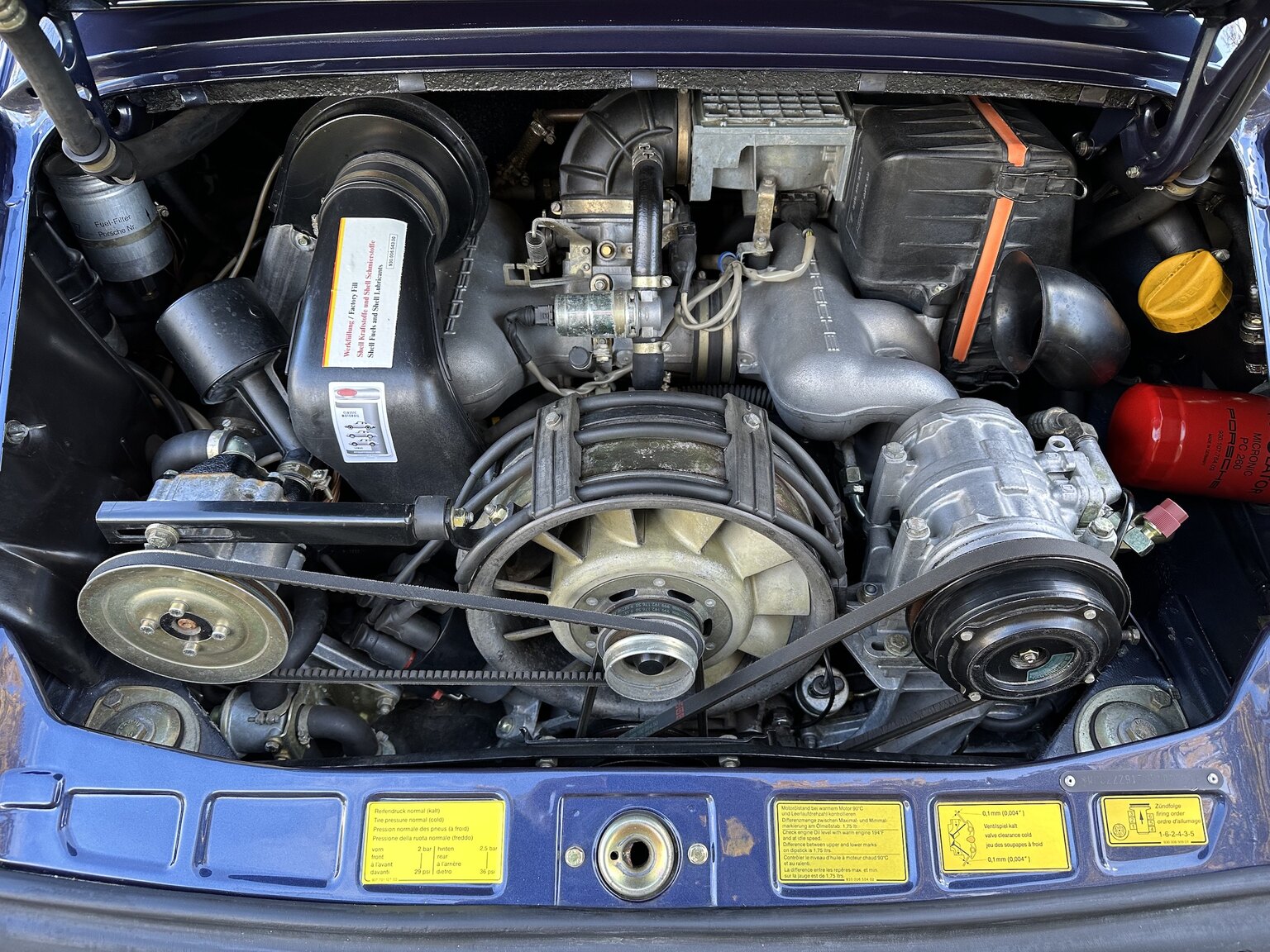 1986 Porsche 911 Carrera 3.2, Mekanik