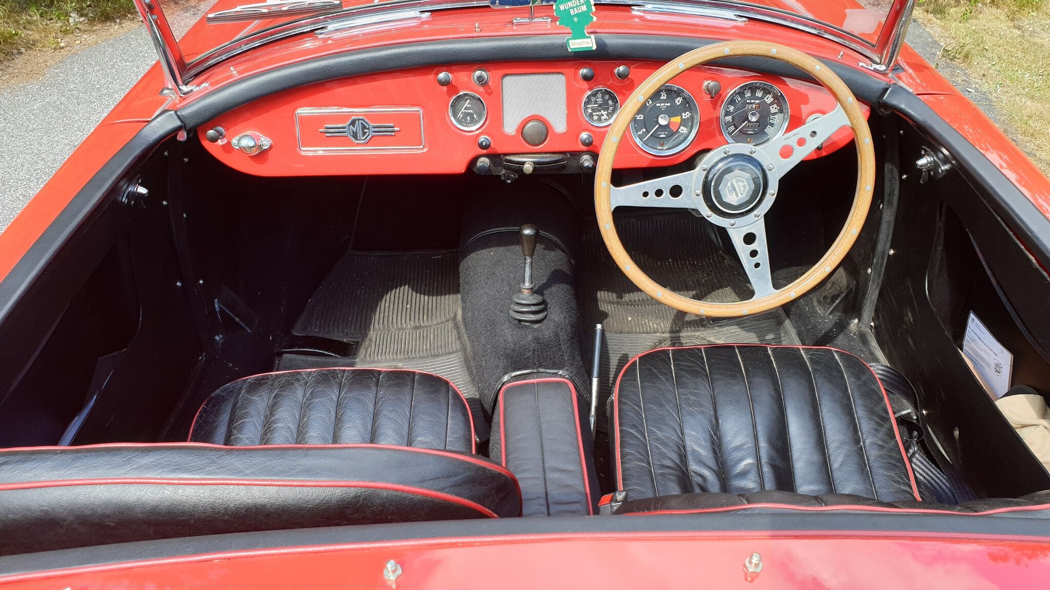 Interior image of 1956 MG MGA 1500