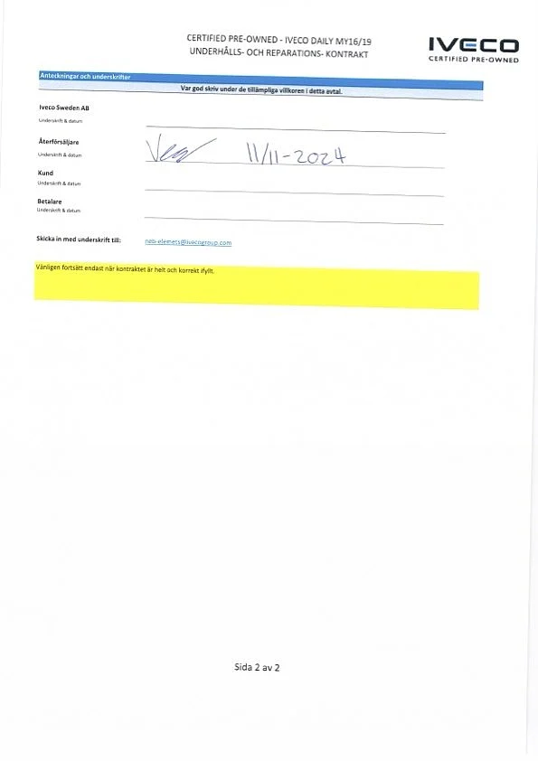 Dokumentation för 2022 Iveco Daily 70-180 chassis Biltransport (16)