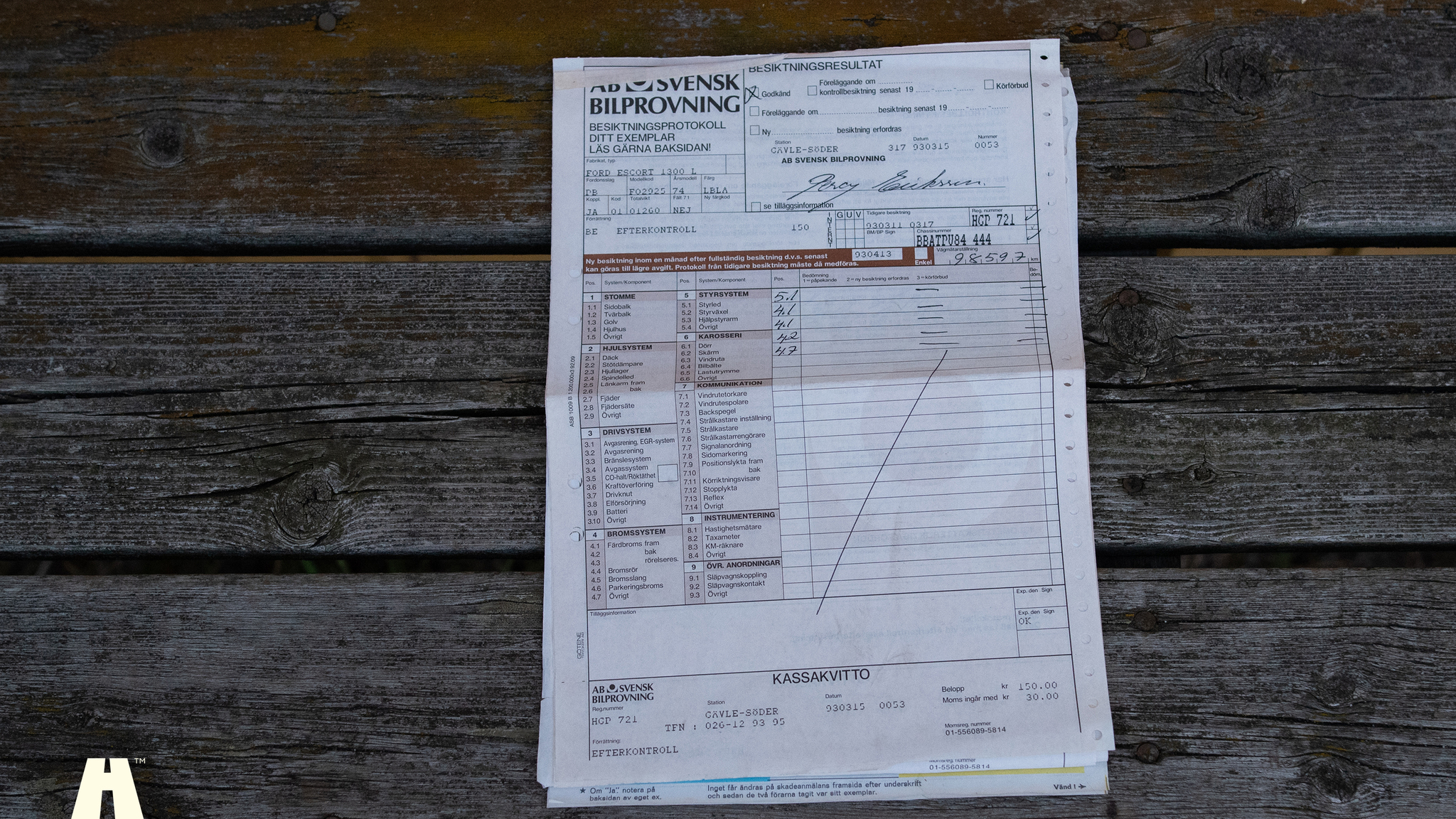 Dokumentation för 1974 Ford Escort MK1