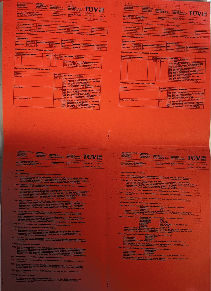 Dokumentation för 1991 PORSCHE 944 S2