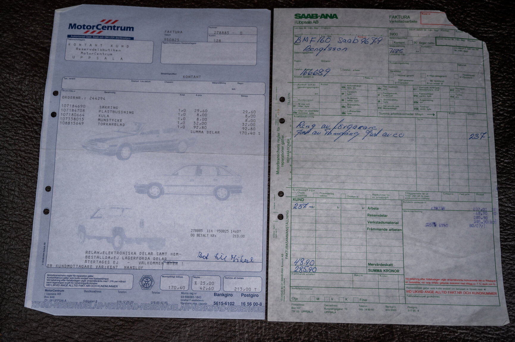 Dokumentation, 1979 Saab 96 GL