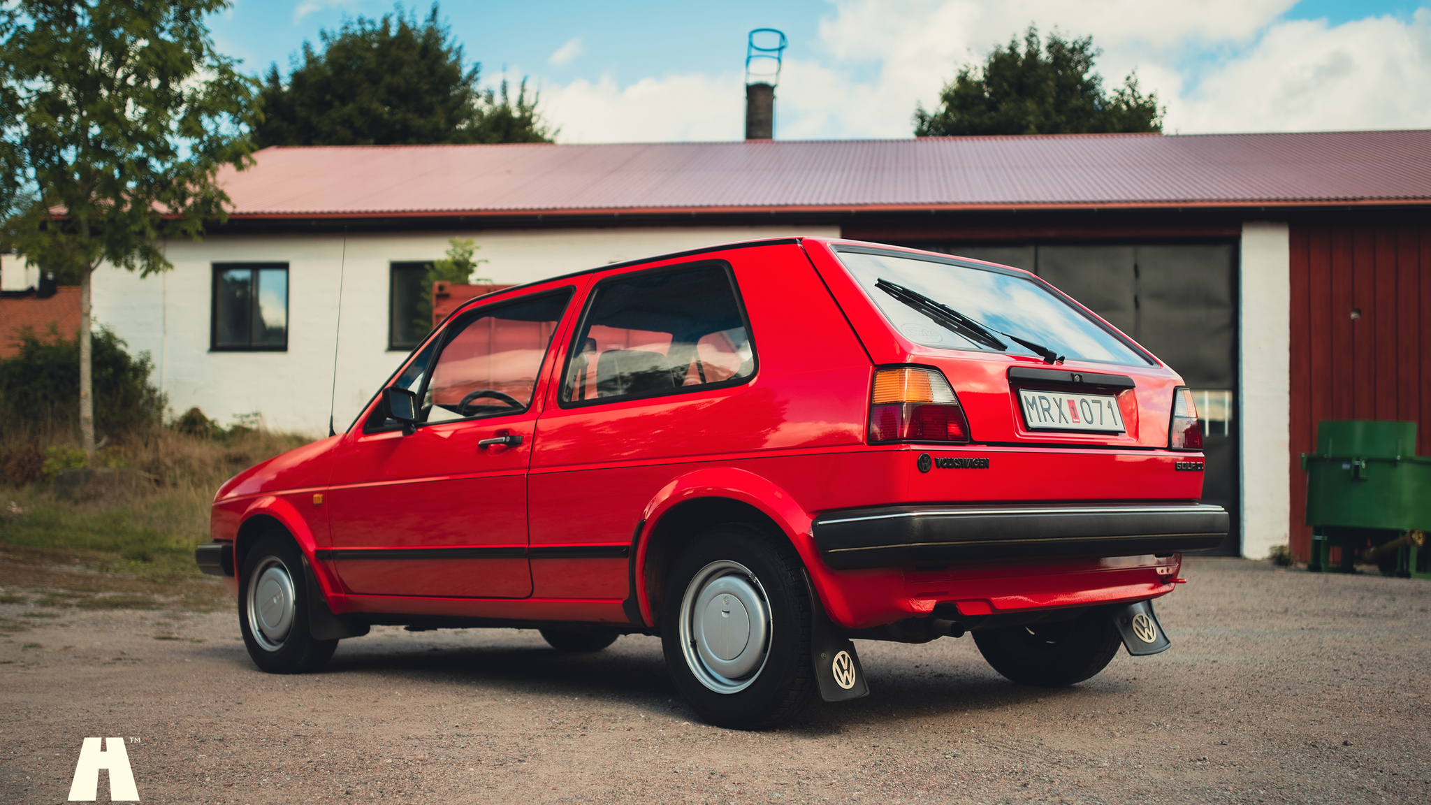 Exterior image of 1986 Volkswagen Golf CL