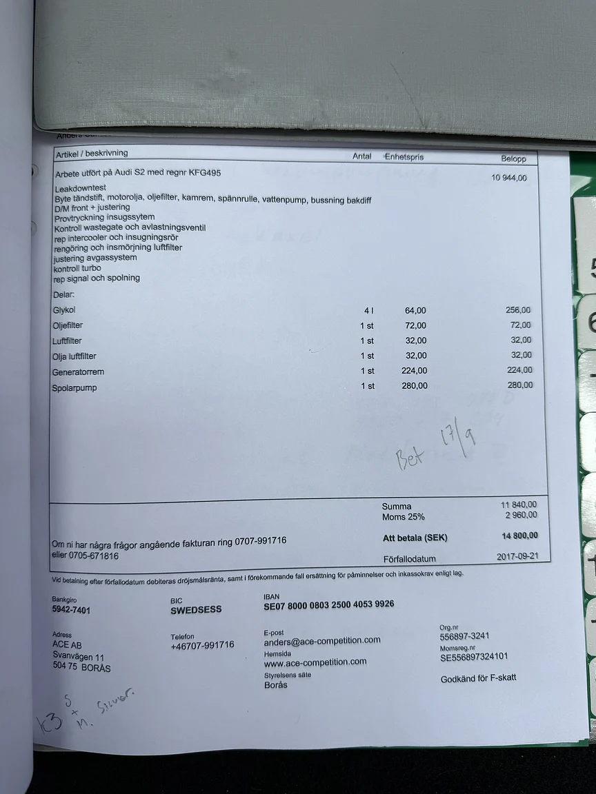 Dokumentation, 1991 Audi S2 Abt (13)