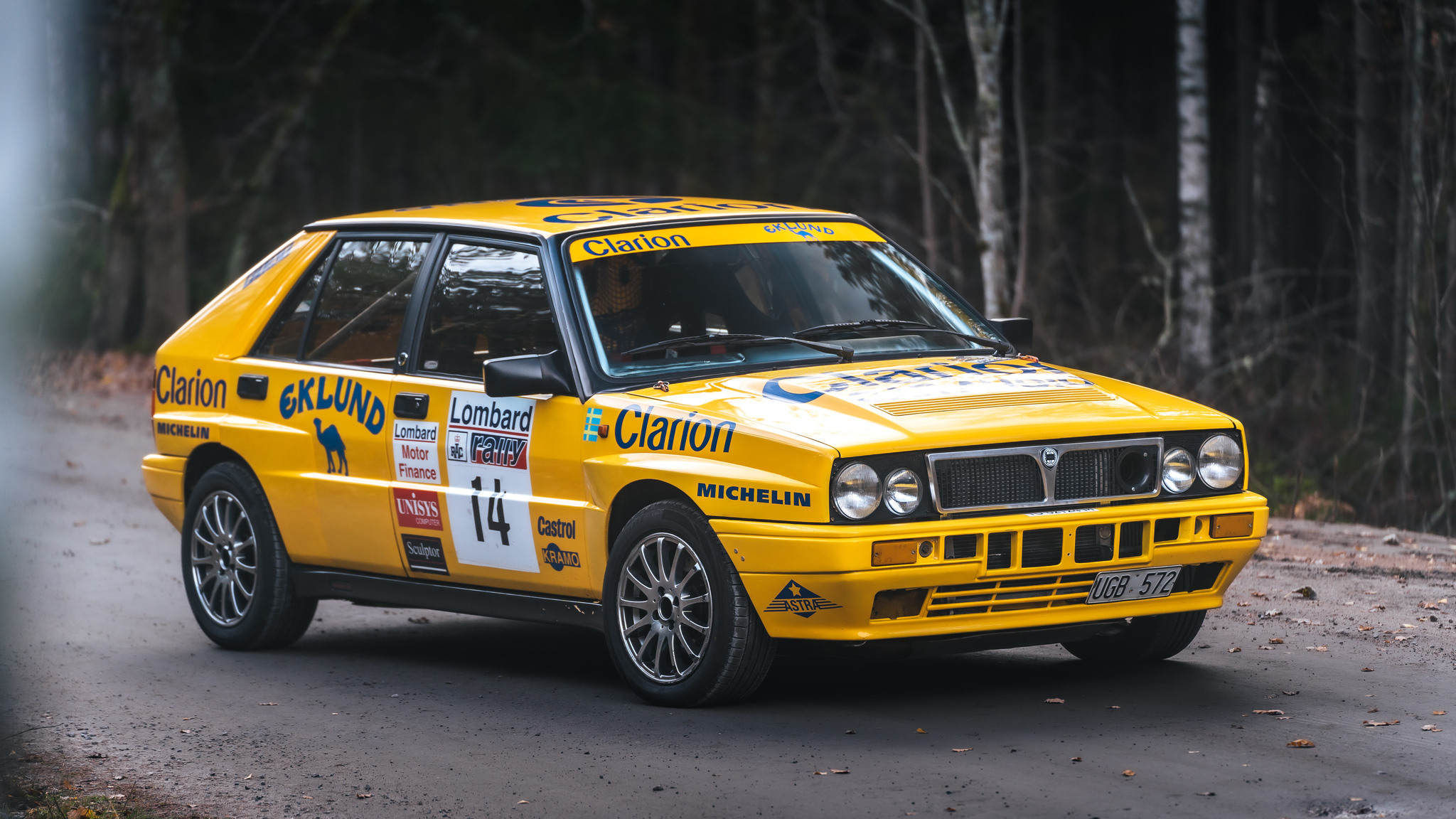 Exterior image of 1990 Lancia Delta Integrale 16V Per Eklund Replica