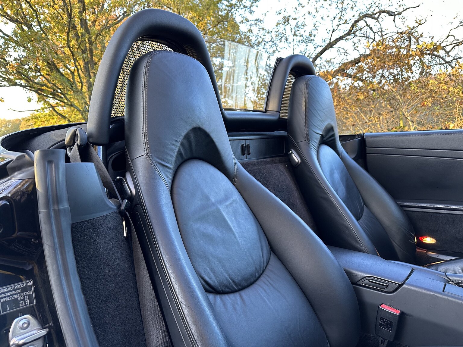 Interiörbild 2005 Porsche Boxster S