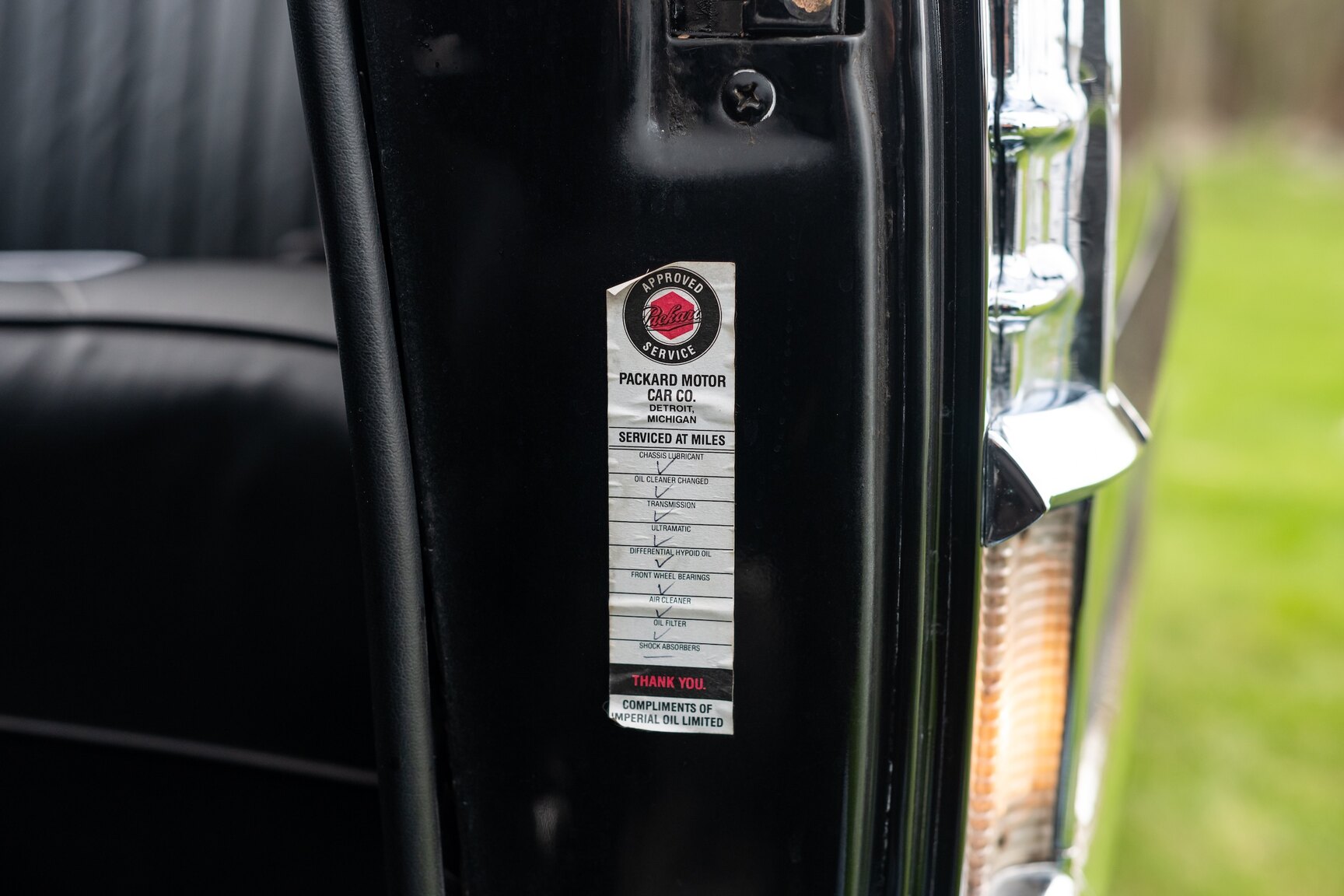 Innenraumfoto von 1955 Packard Caribbean Cabriolet  (22)