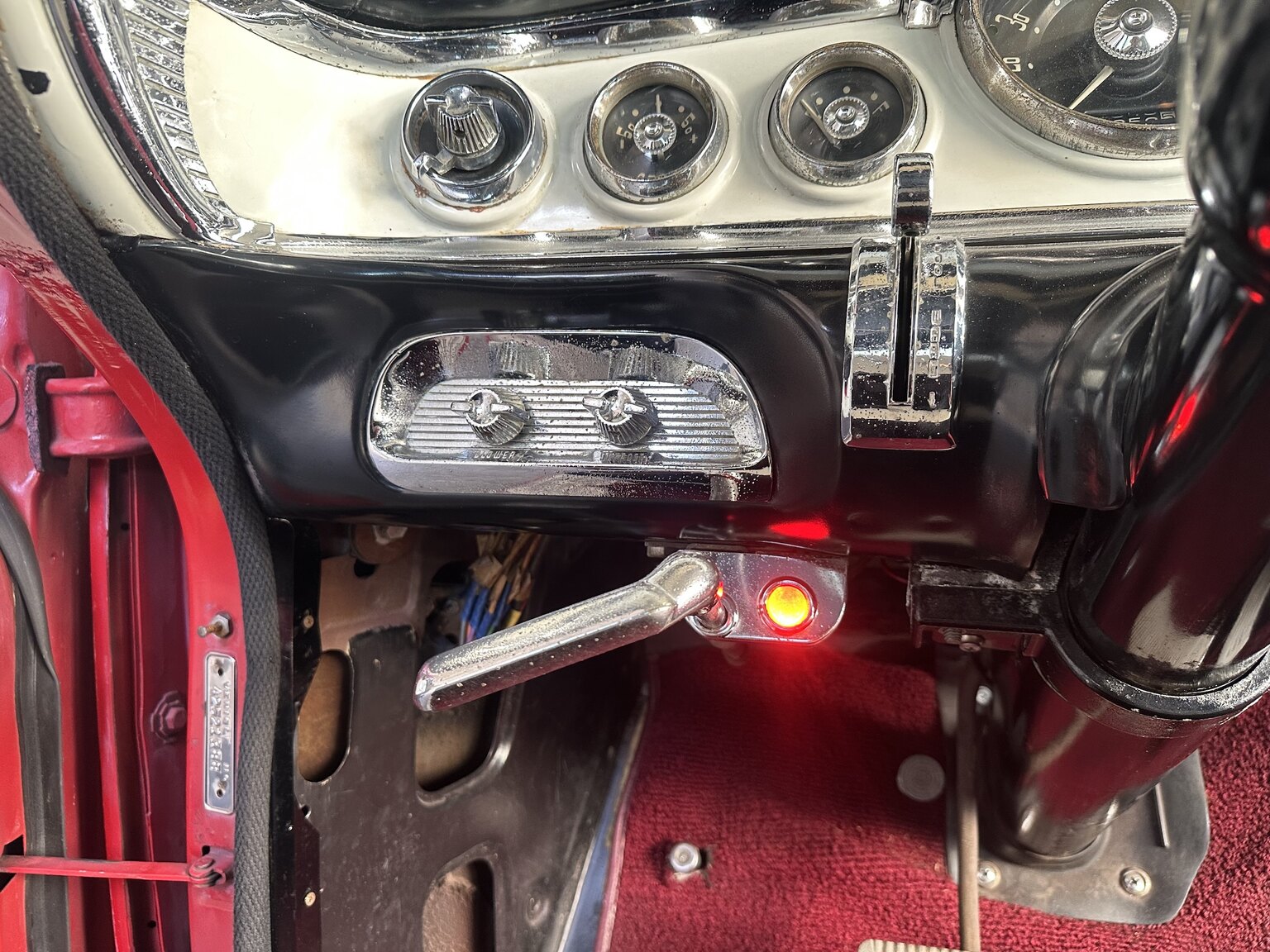 Interior image of 1955 Dodge Custom Royal Sedan HEMI
