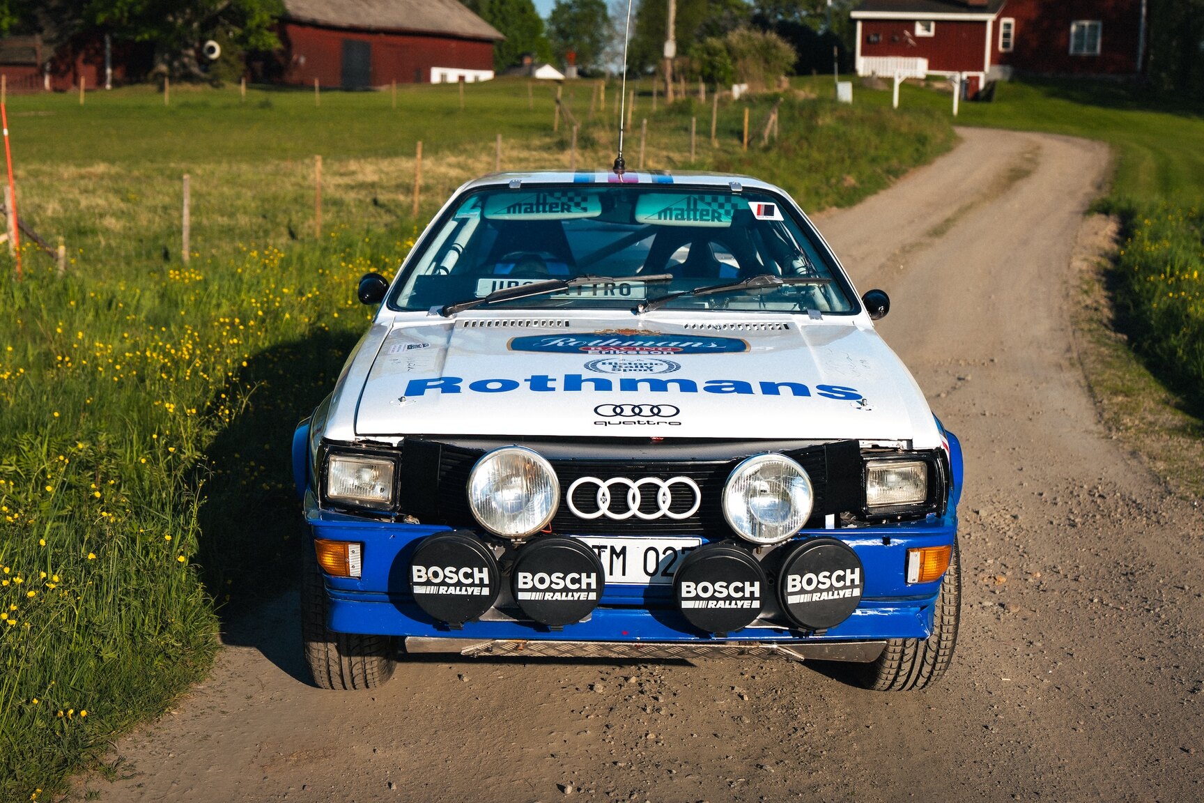 Exteriörbild på 1986 Audi Quattro Rally Replica