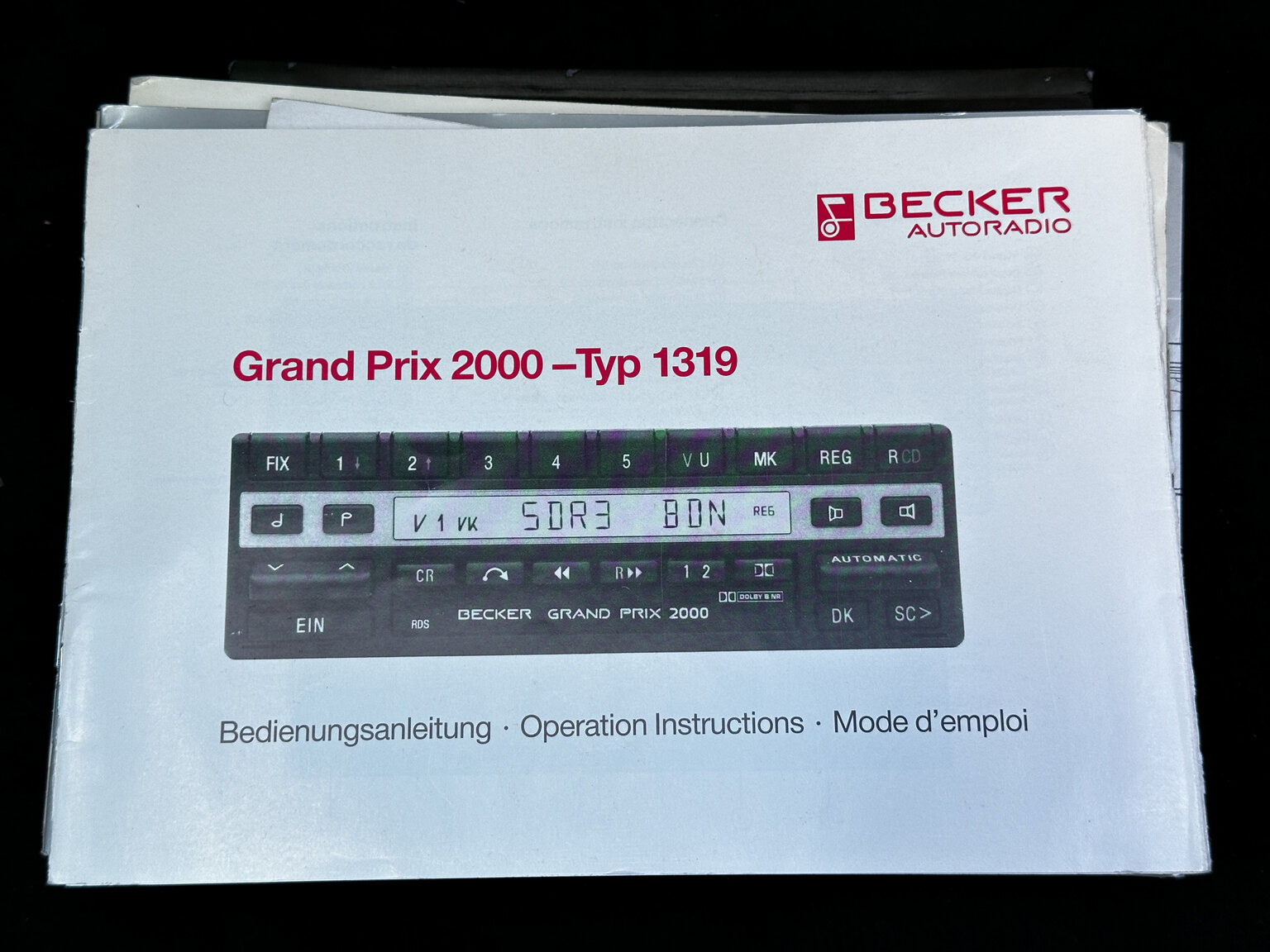 Dokumentation för 1992 Mercedes-Benz 300CE-24V